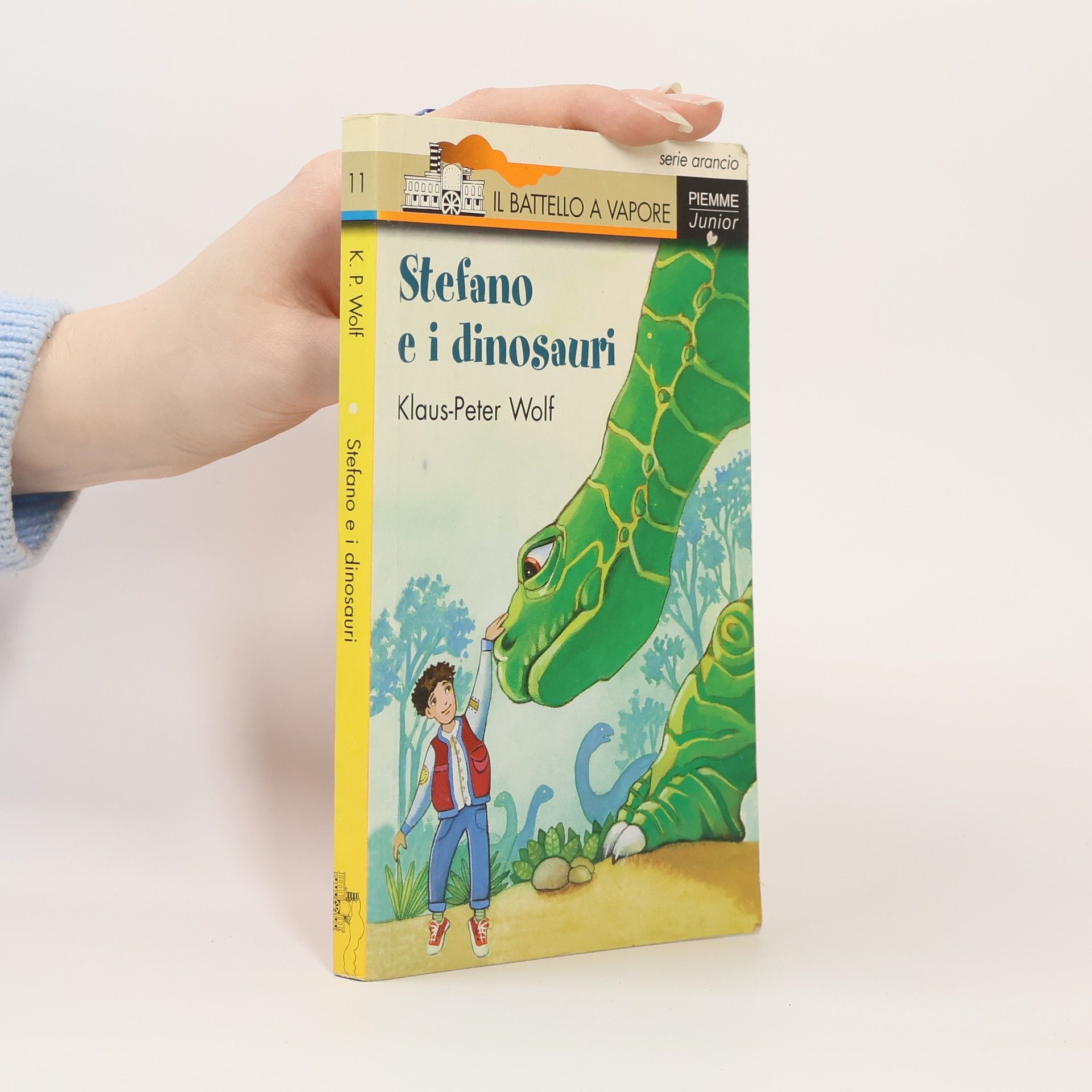 Klaus-Peter Wolf Il battello a vapore. Serie arancio - 11: Stefano e i dinosauri