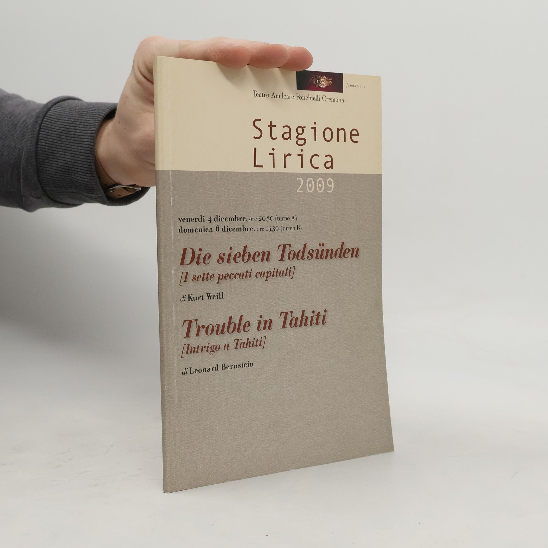 Autorenkollektiv Stagione Lirica 2009