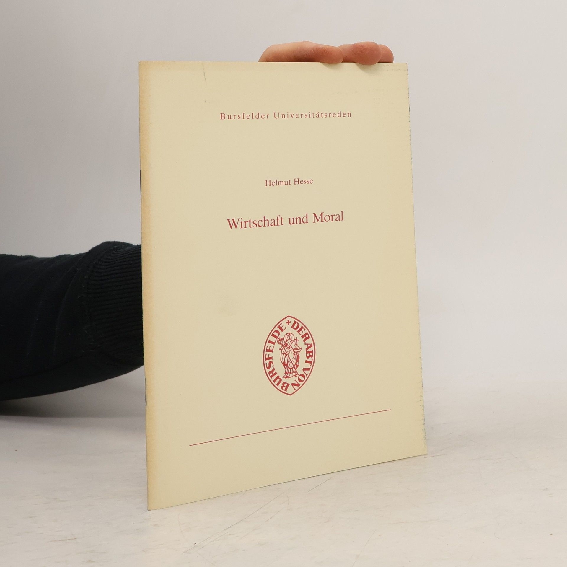 Helmut Hesse Wirtschaft und Moral
