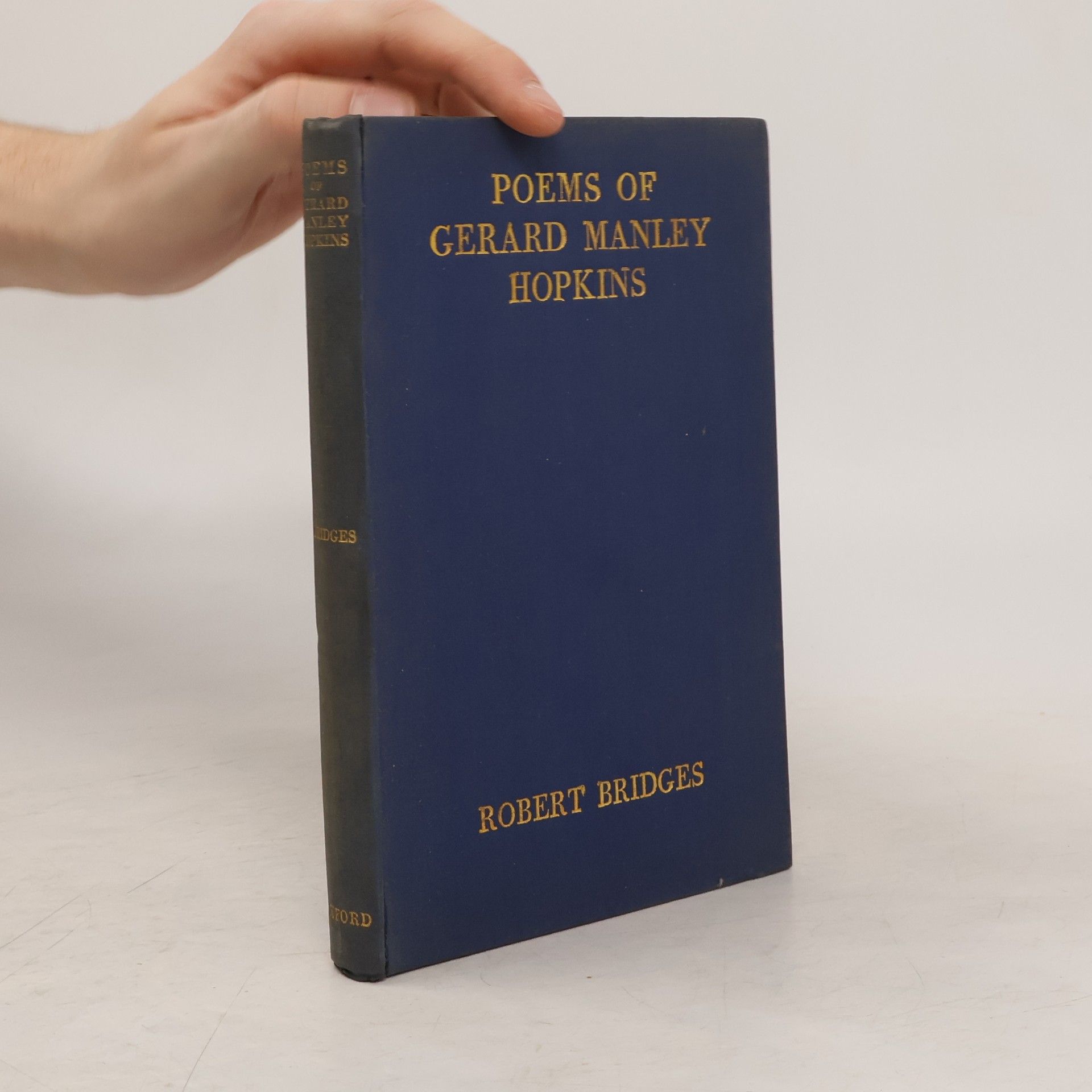 Robert Bridges Poems of Gerard Manley Hopkins