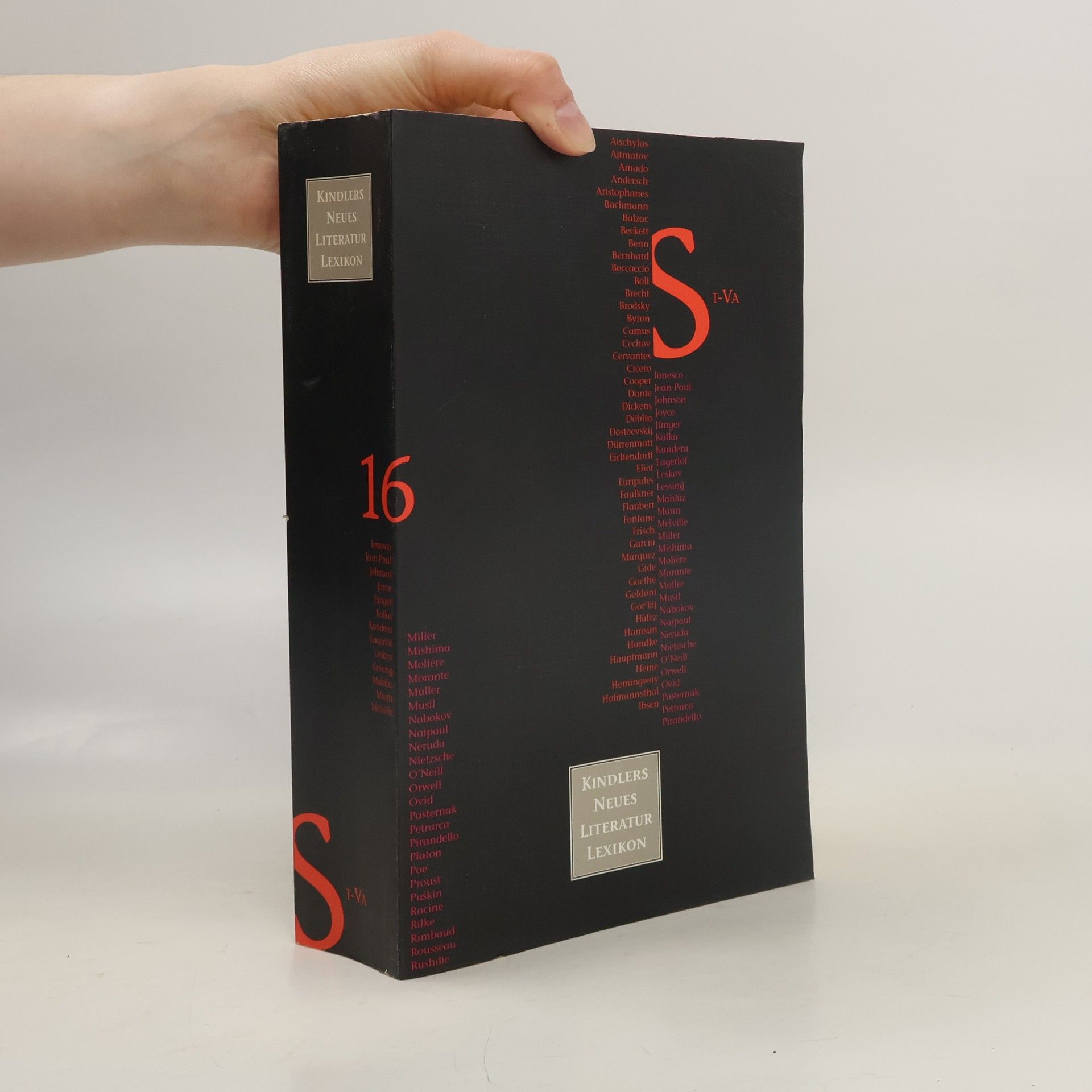 Jens-Walter Lüpkes Kindlers neues Literatur Lexikon : Studienausgabe ST-VA Band 16