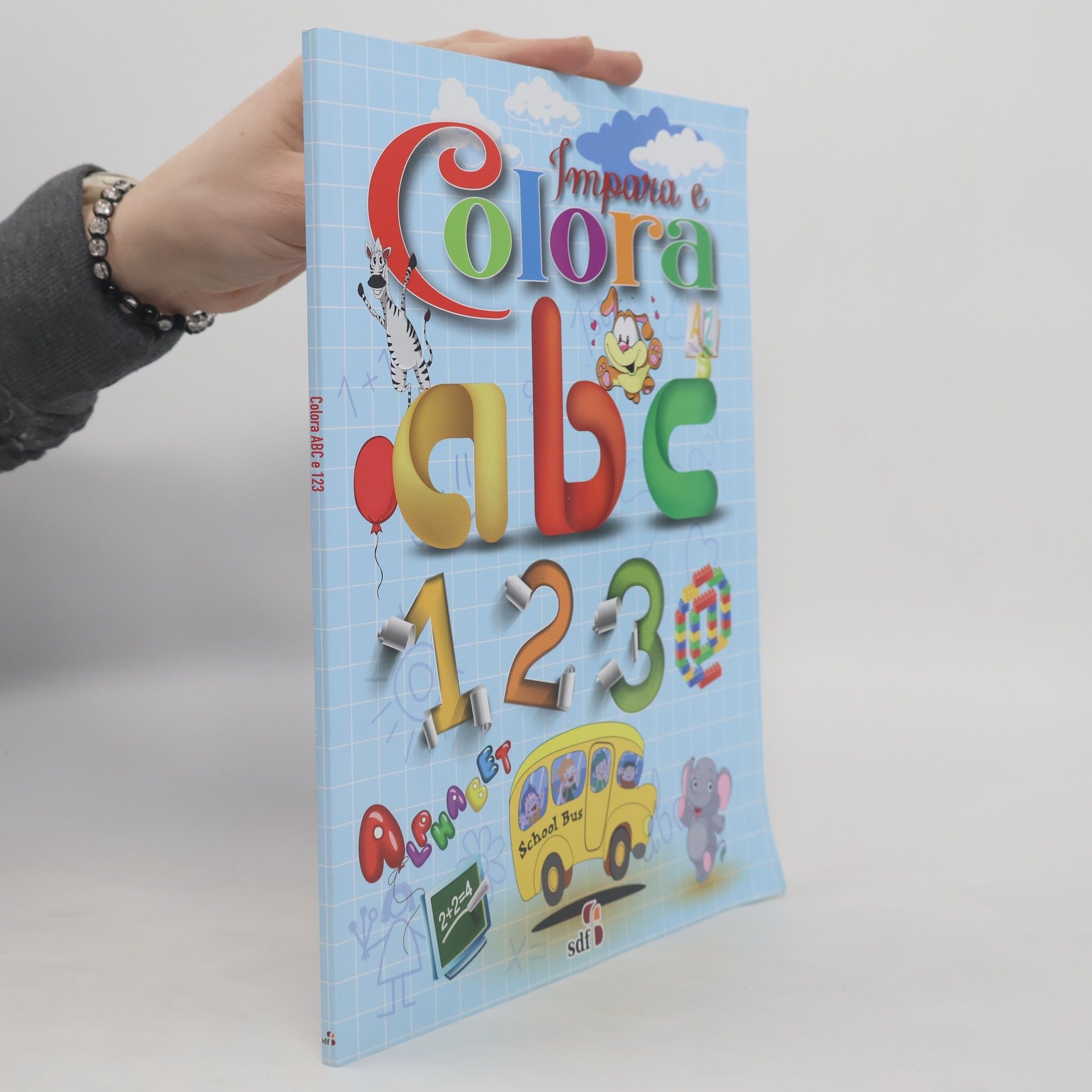 Kolektív autorov Impara e colora abc 123