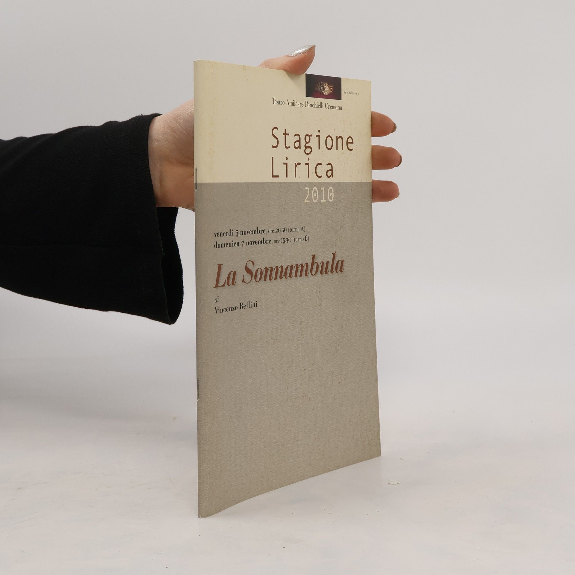 Stagione Lirica 2010. La Sonnambula