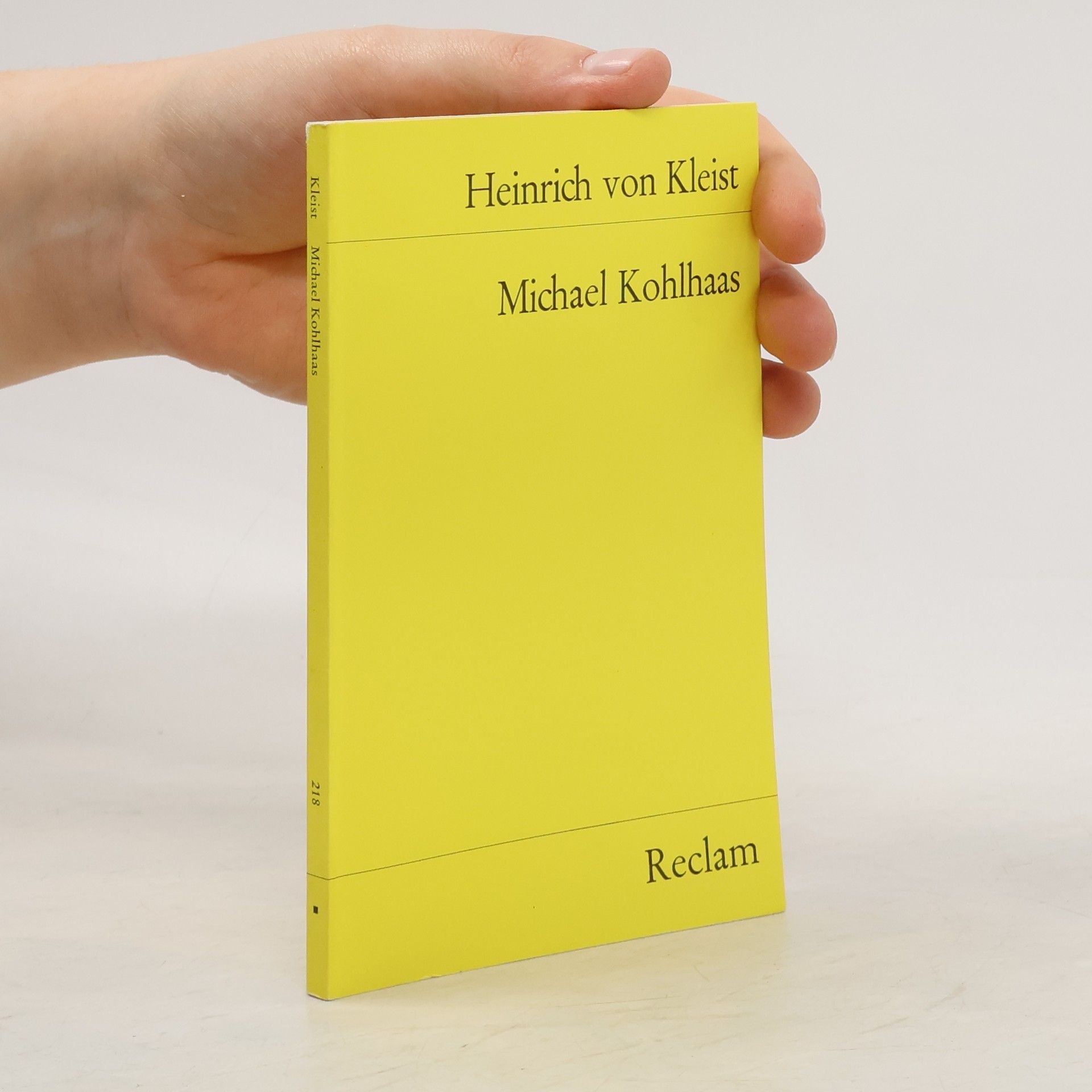 Heinrich von Kleist Michael Kohlhaas