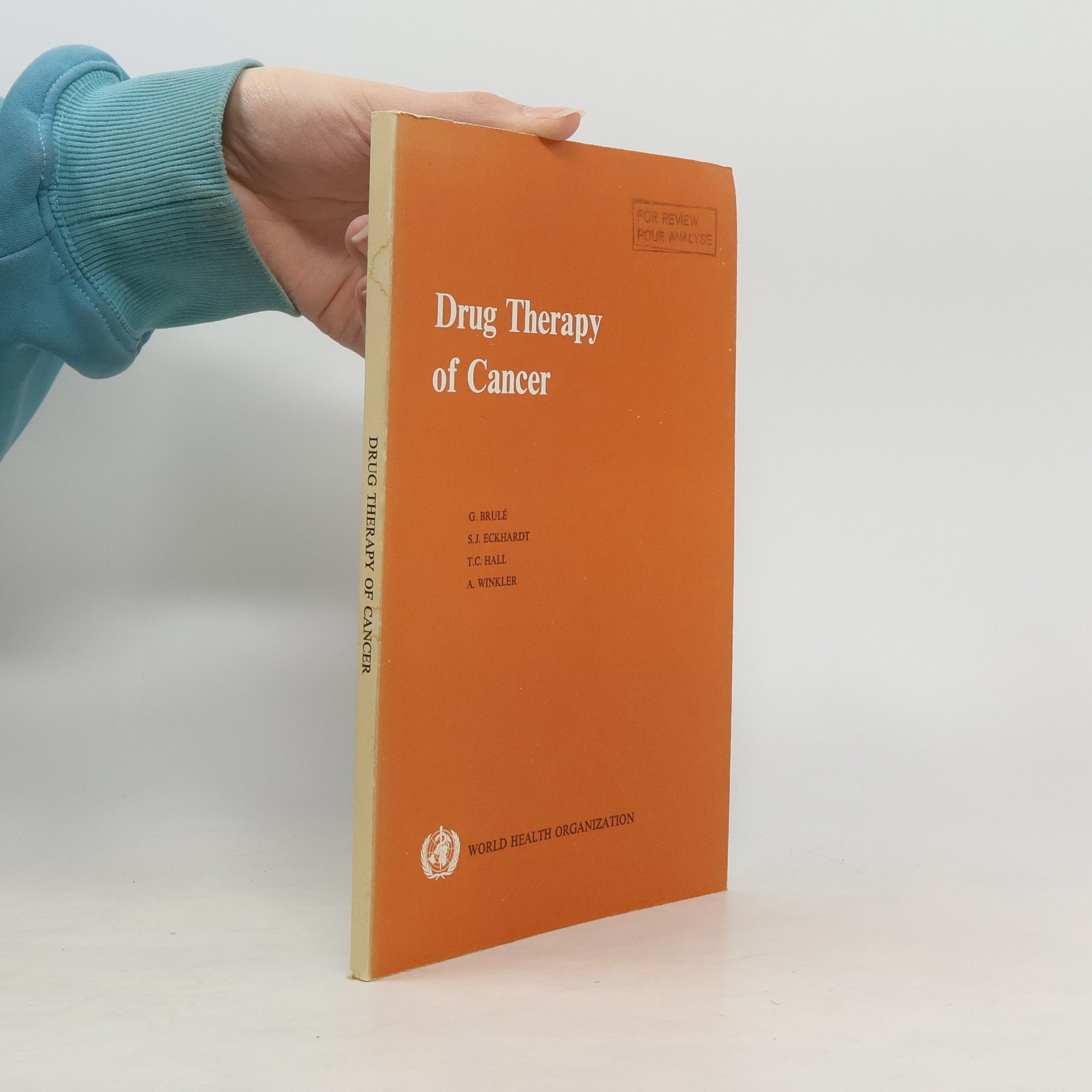 AA.VV. Drug Therapy of Cancer.