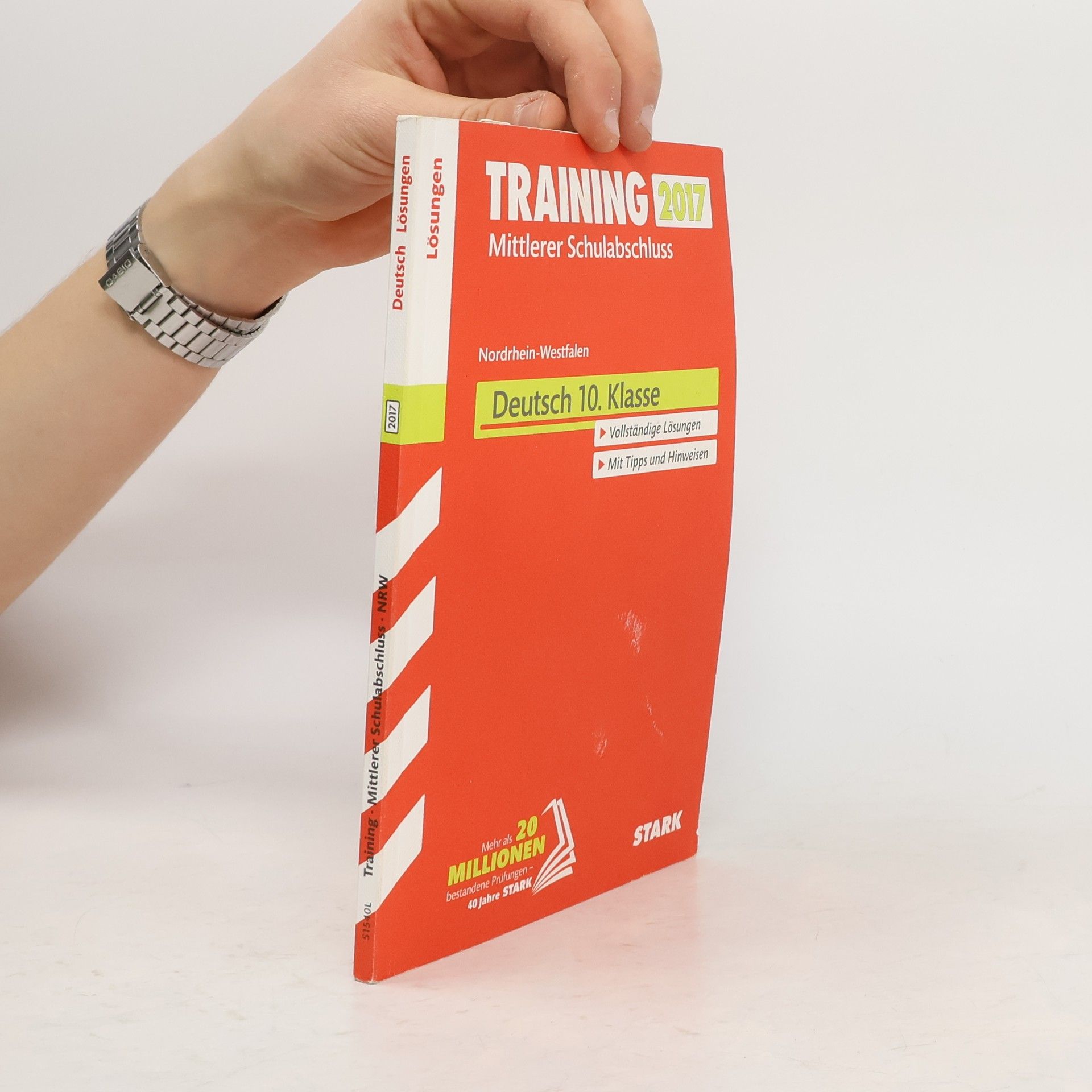 Stark Training Zentrale Prüfung Nordrhein-Westfalen 2017 - Deutsch 10. Klasse, Realschule / Hauptschule Typ B, Lösungsheft