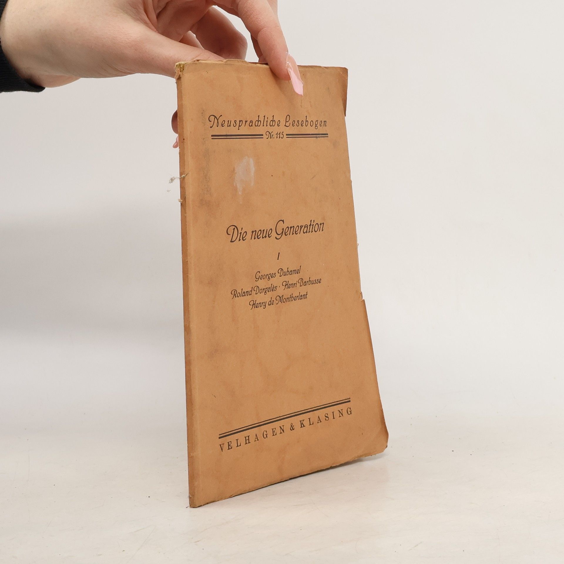 Éd. Olivier-Henrion Die neue Generation I.