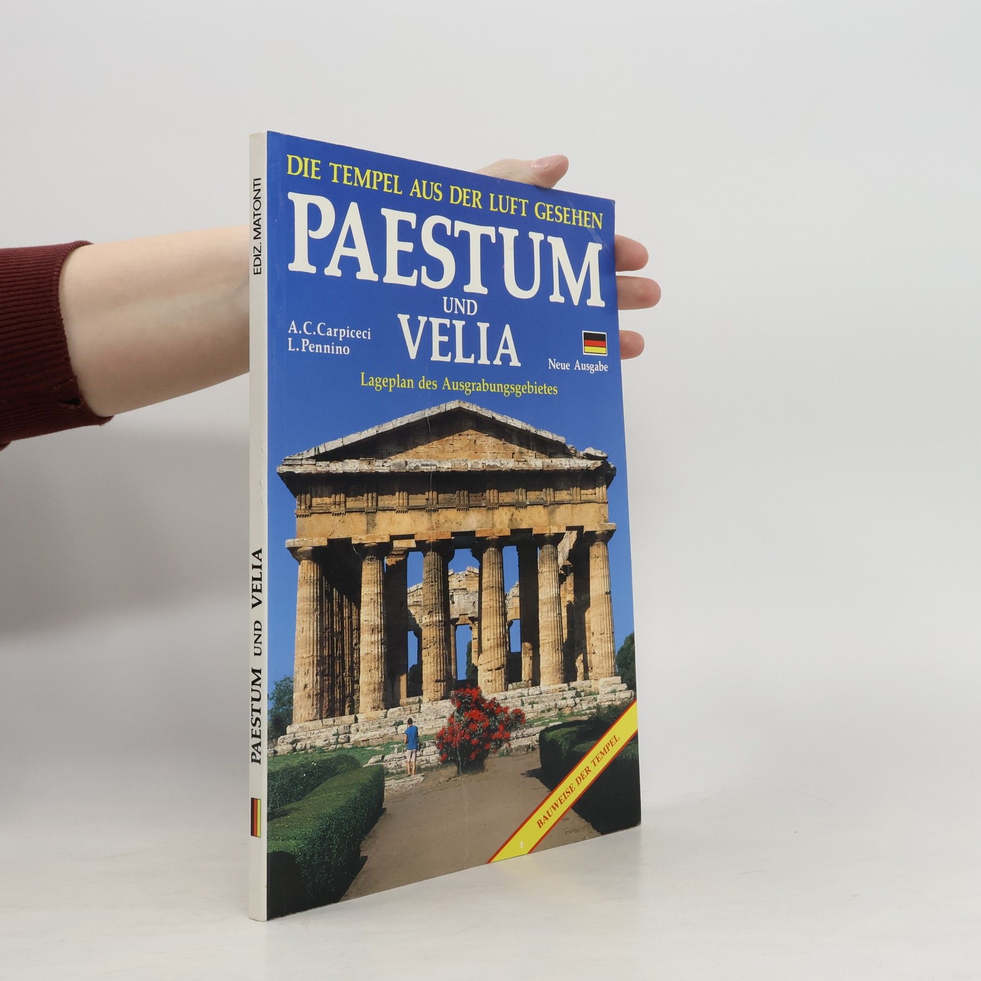 Alberto Carlo Carpiceci Die Tempel aus der Luft gesehen. Paestum und Velia