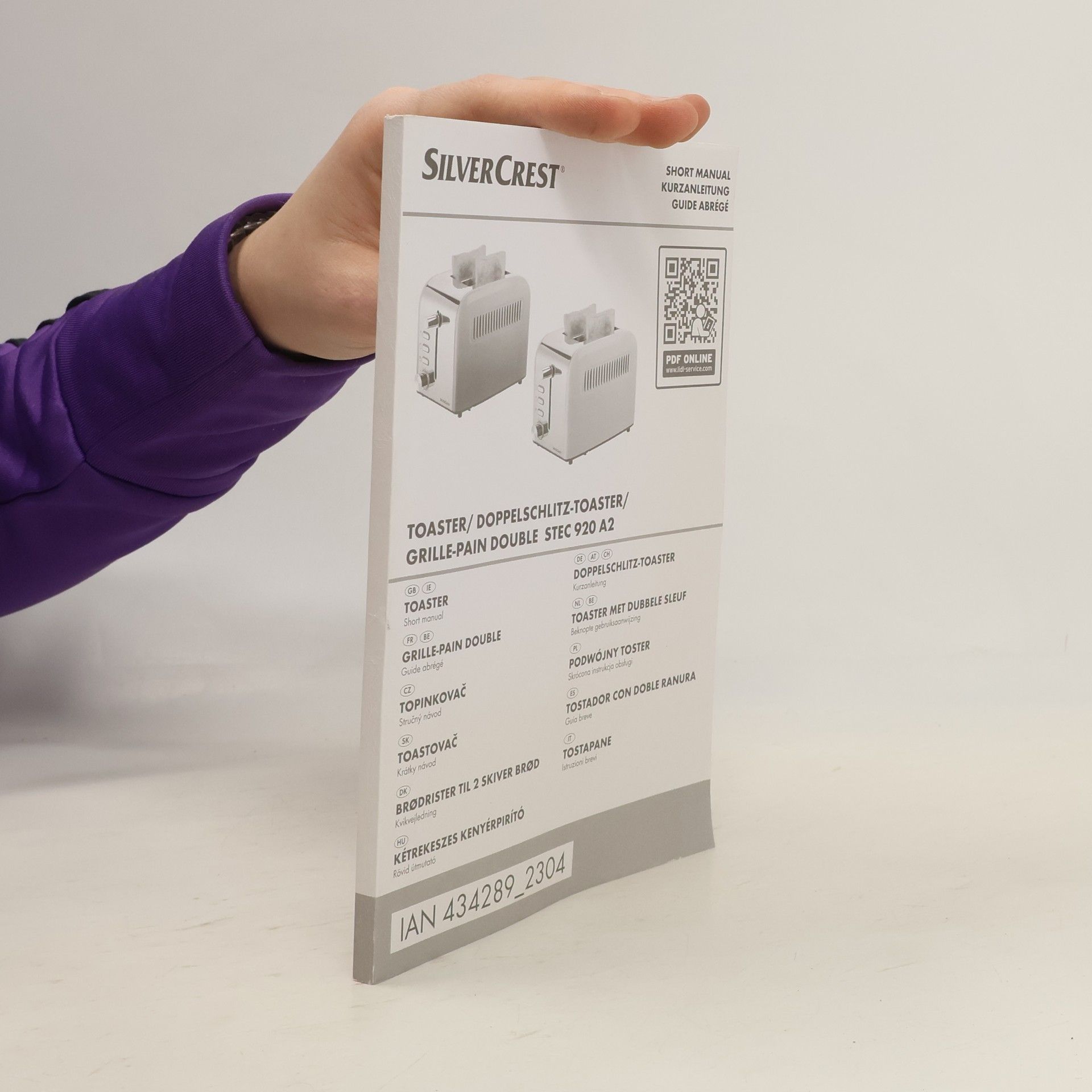 Autores varios Toaster/Doppelschlitz-Toaster/Grille-Pain Double STEC 920 A2