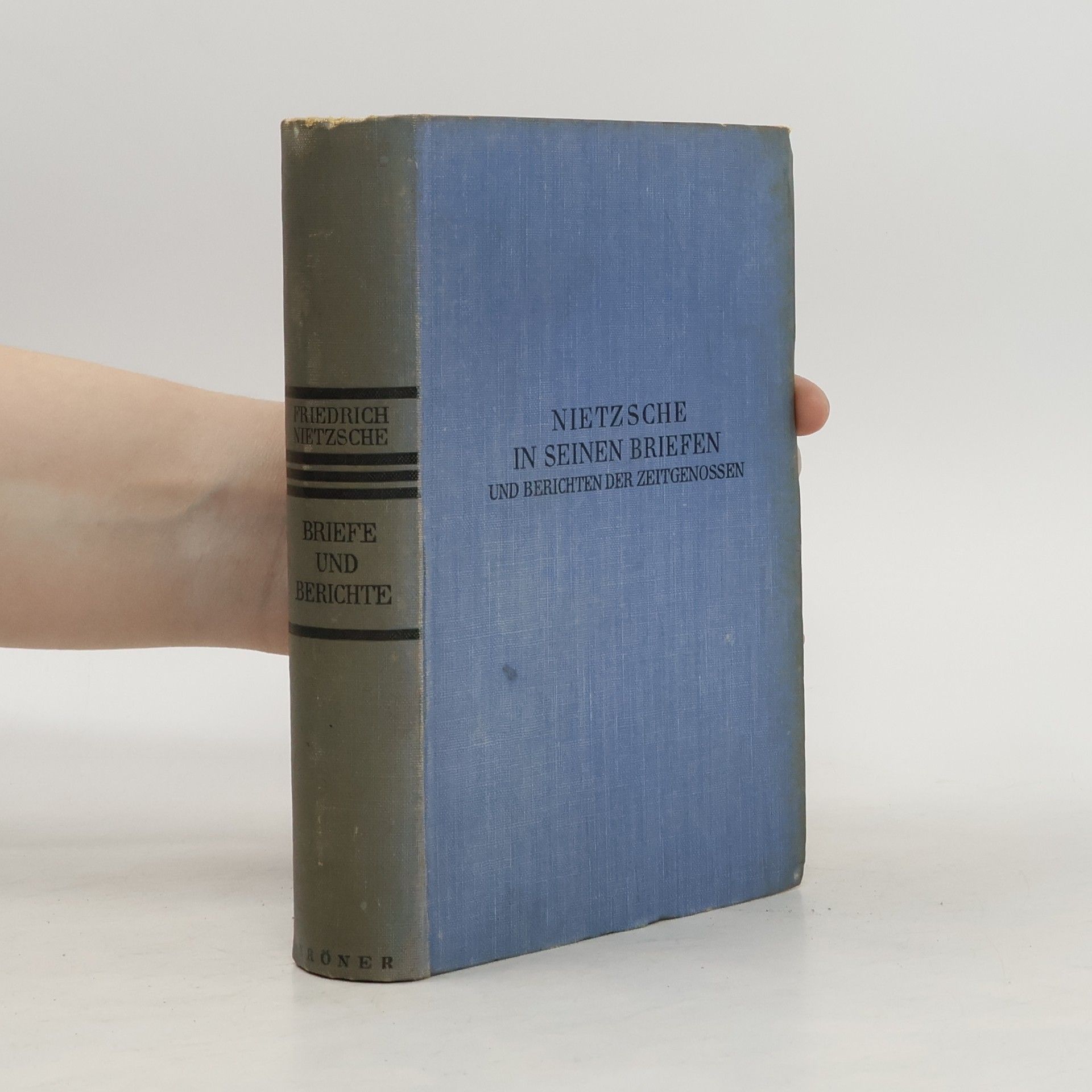 Friedrich Nietzsche In seinen Briefen und Berichten der Zeitgenossen