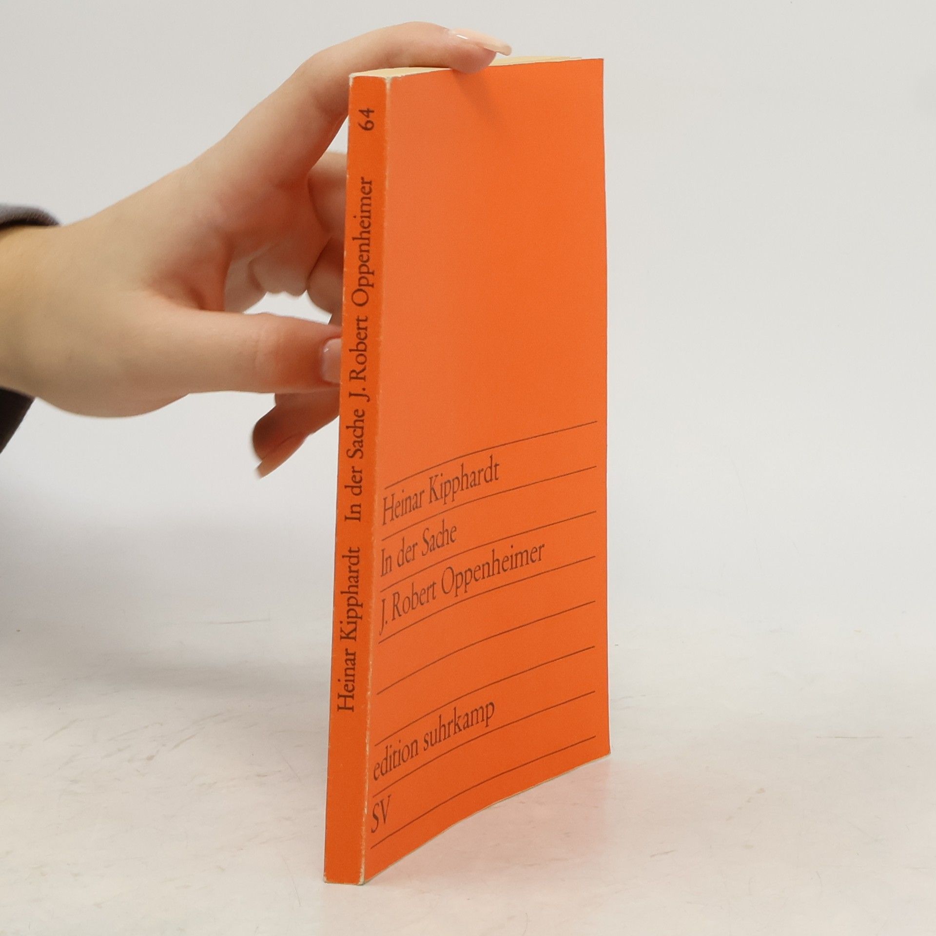 Heinar Kipphardt In der Sache J. Robert Oppenheimer