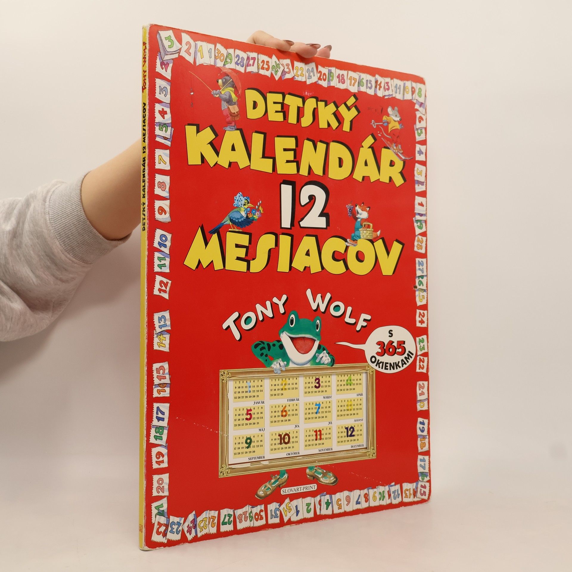 Tony Wolf Detský kalendár 12 Mesiacov