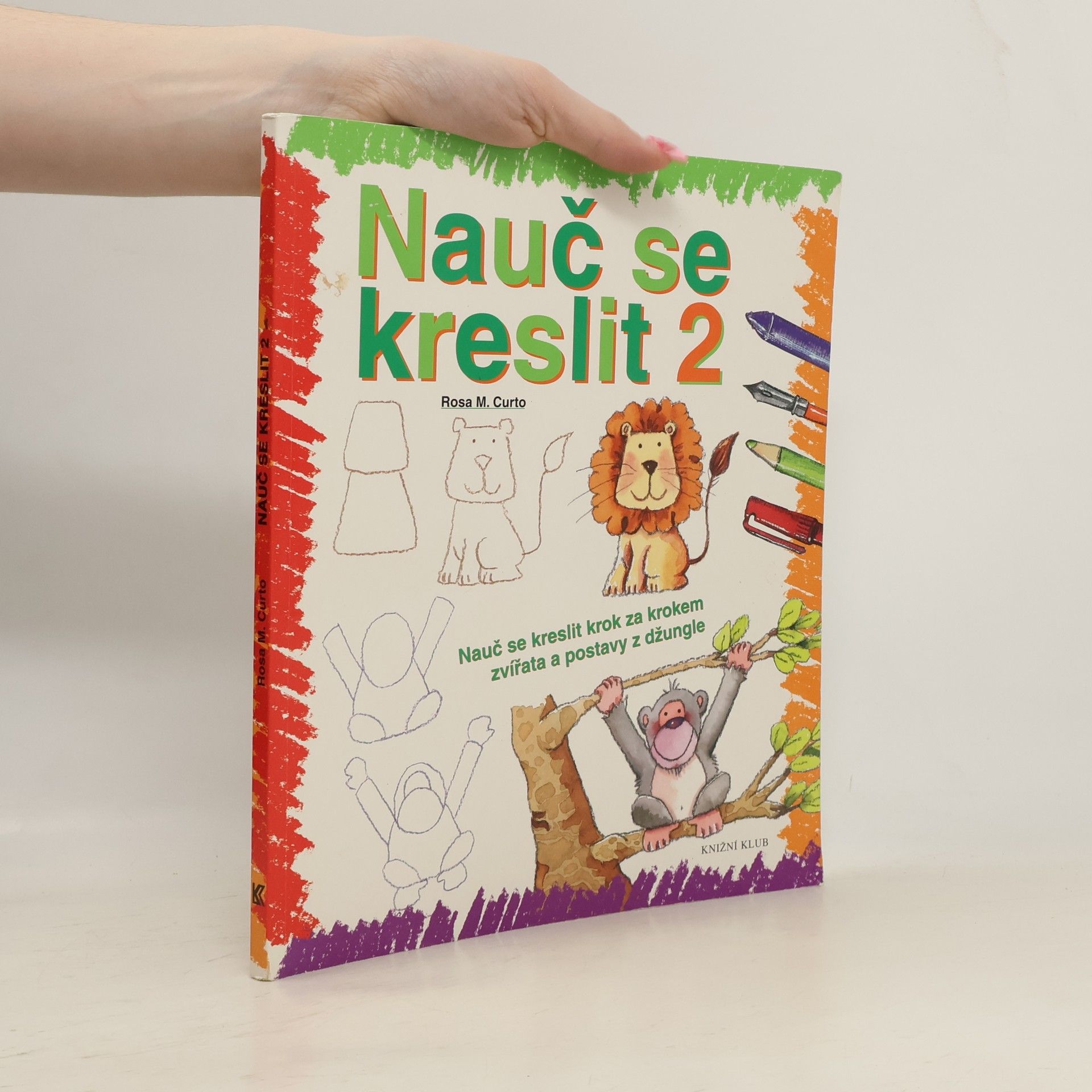 Rosa María Curto Nauč se kreslit 2. Nauč se kreslit krok za krokem zvířata a postavy z džungle