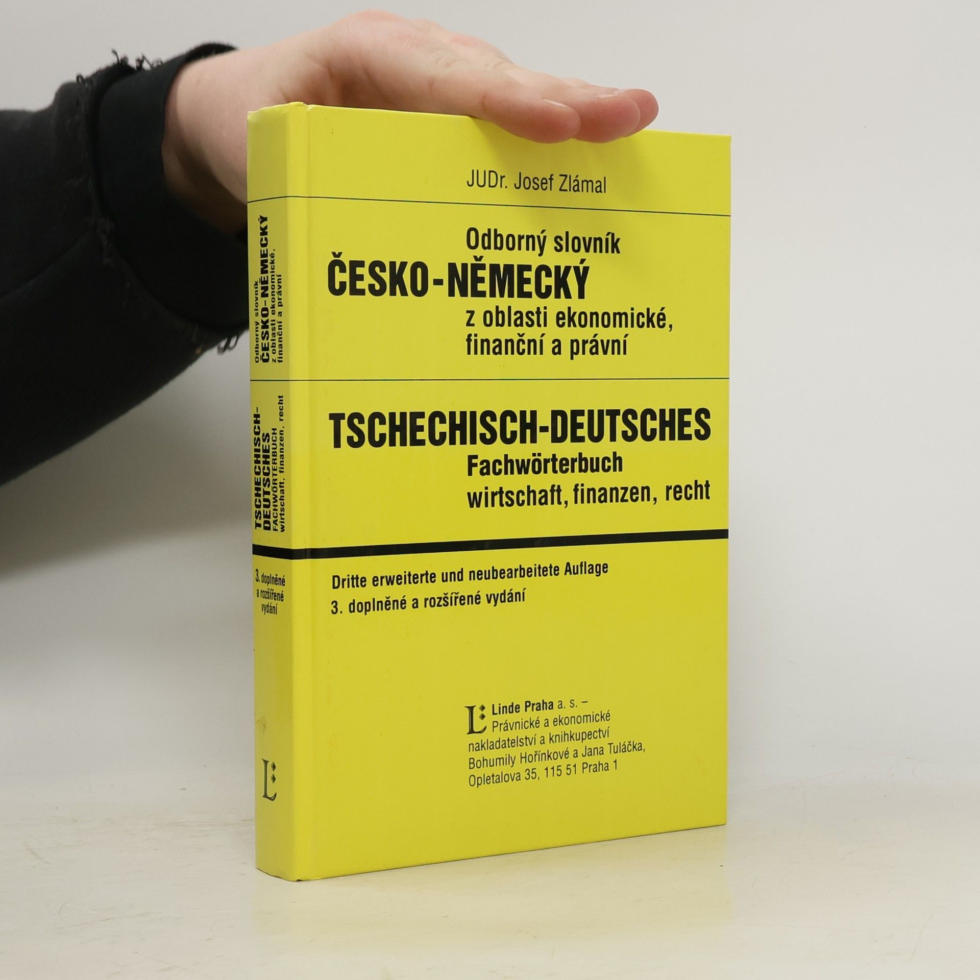 Josef Zlámal Odborný slovník česko-německý z oblasti ekonomické, finanční a právní