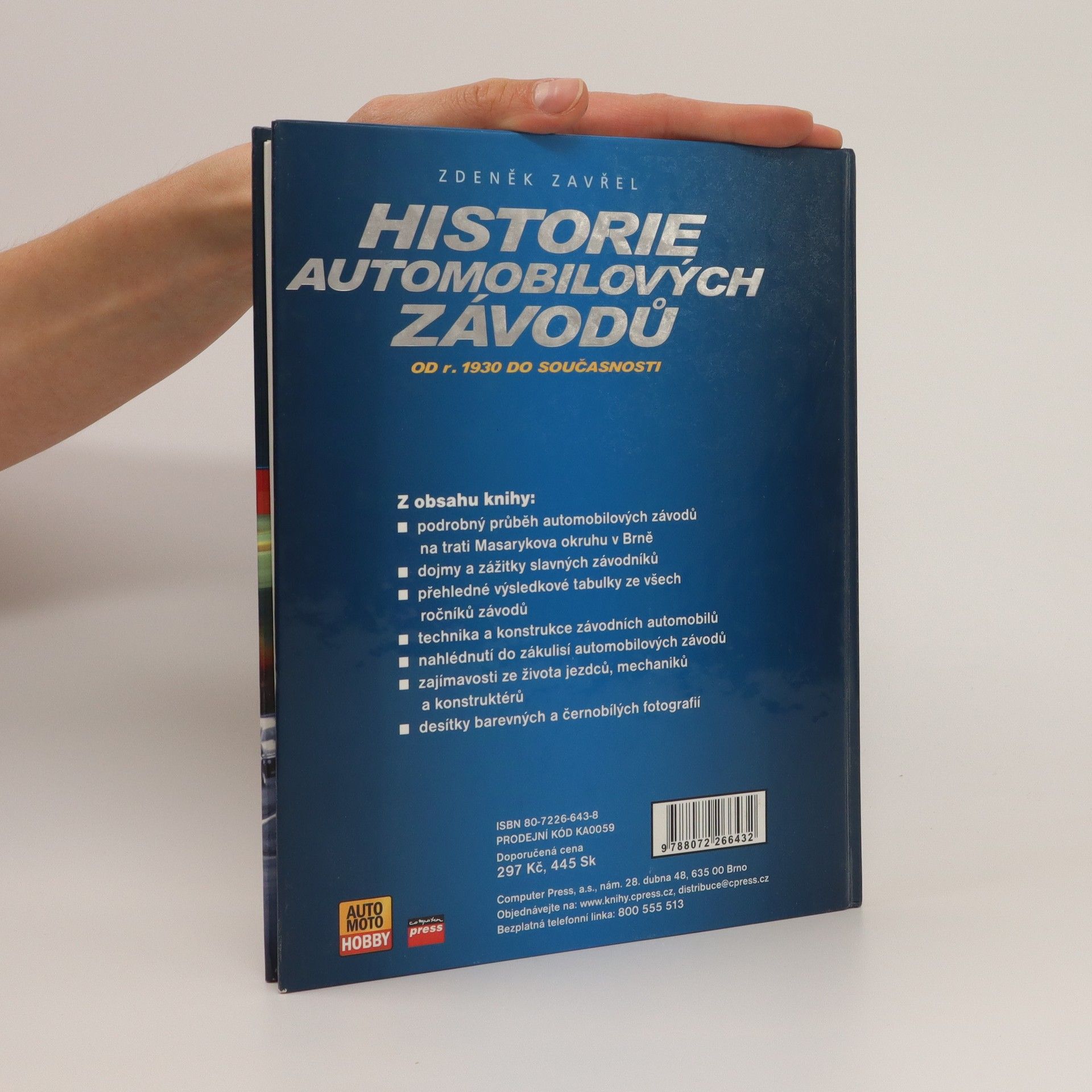 Zdeněk Zavřel Historie automobilových závodů od r. 1930 do současnosti