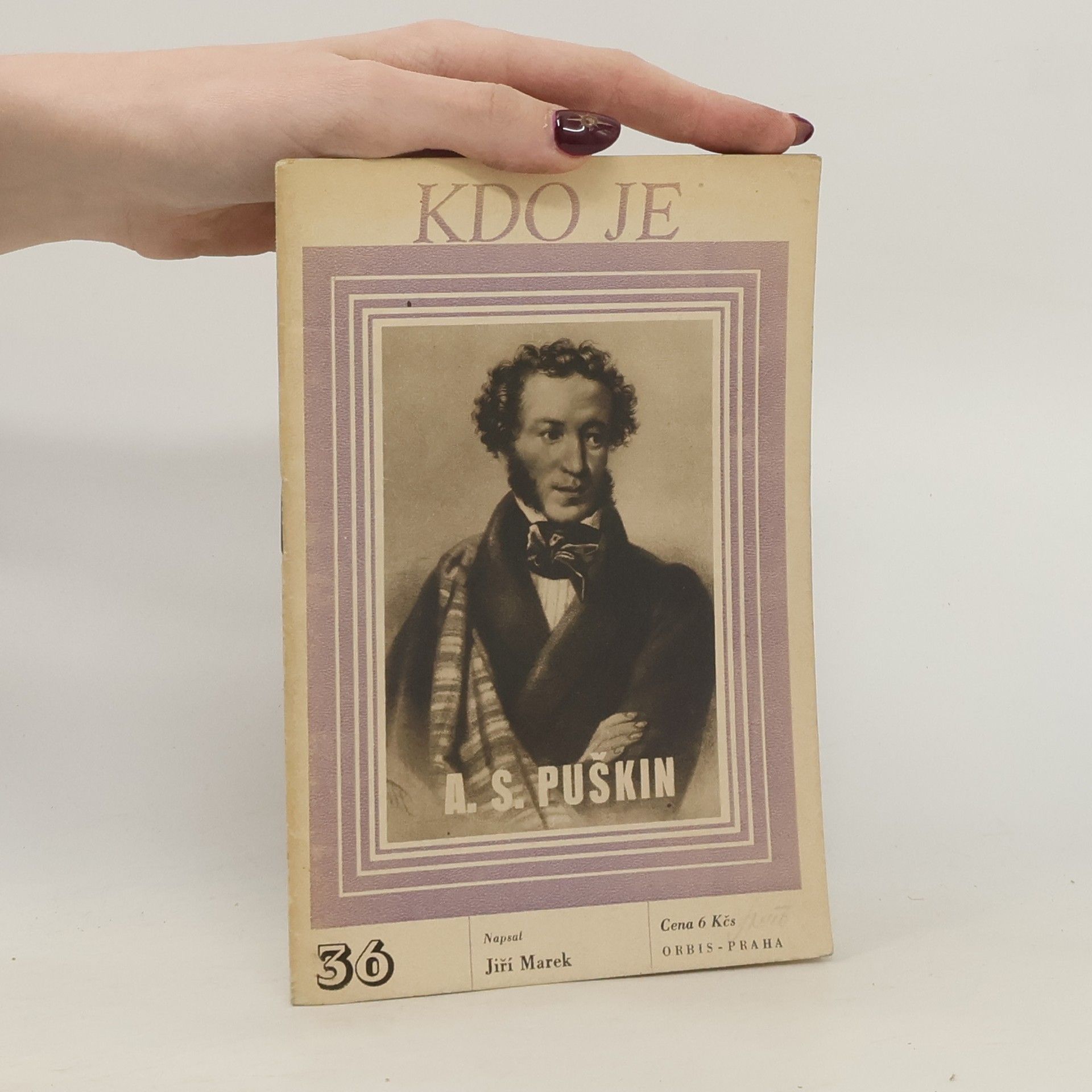 Jiří Marek Kdo je Alexandr Sergejevič Puškin