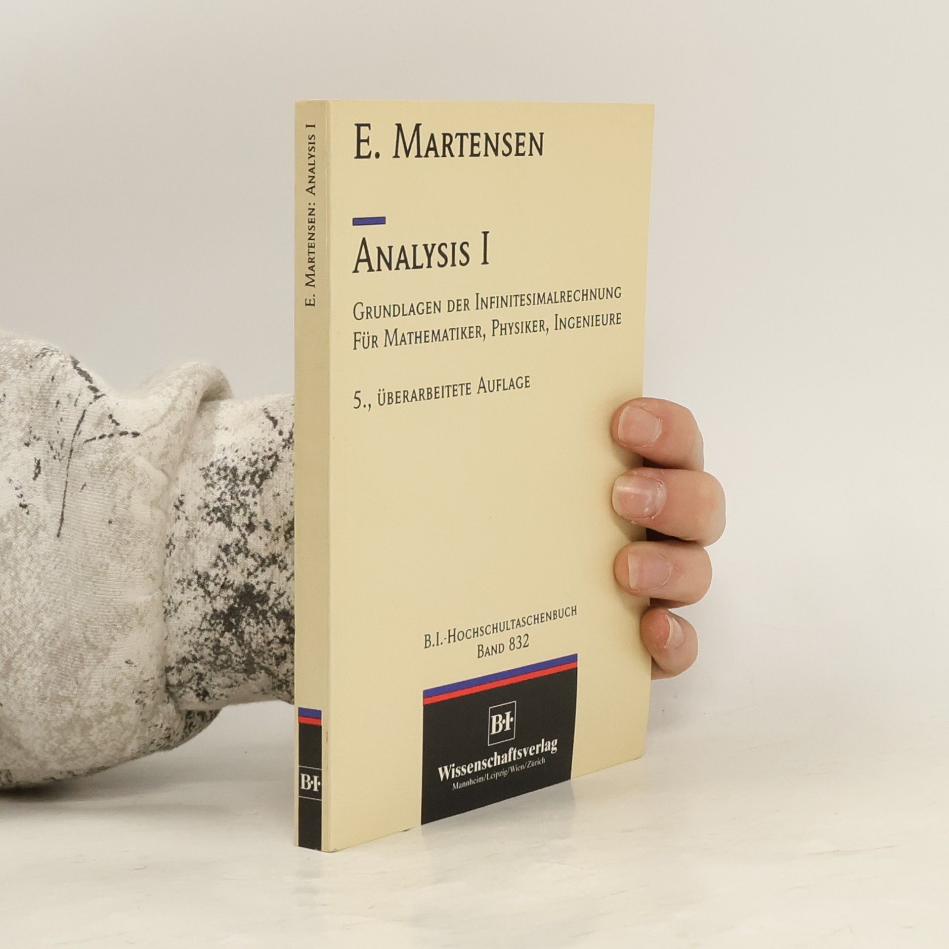 Erich Martensen Analysis 1 - 5., überarbeitete Auflage