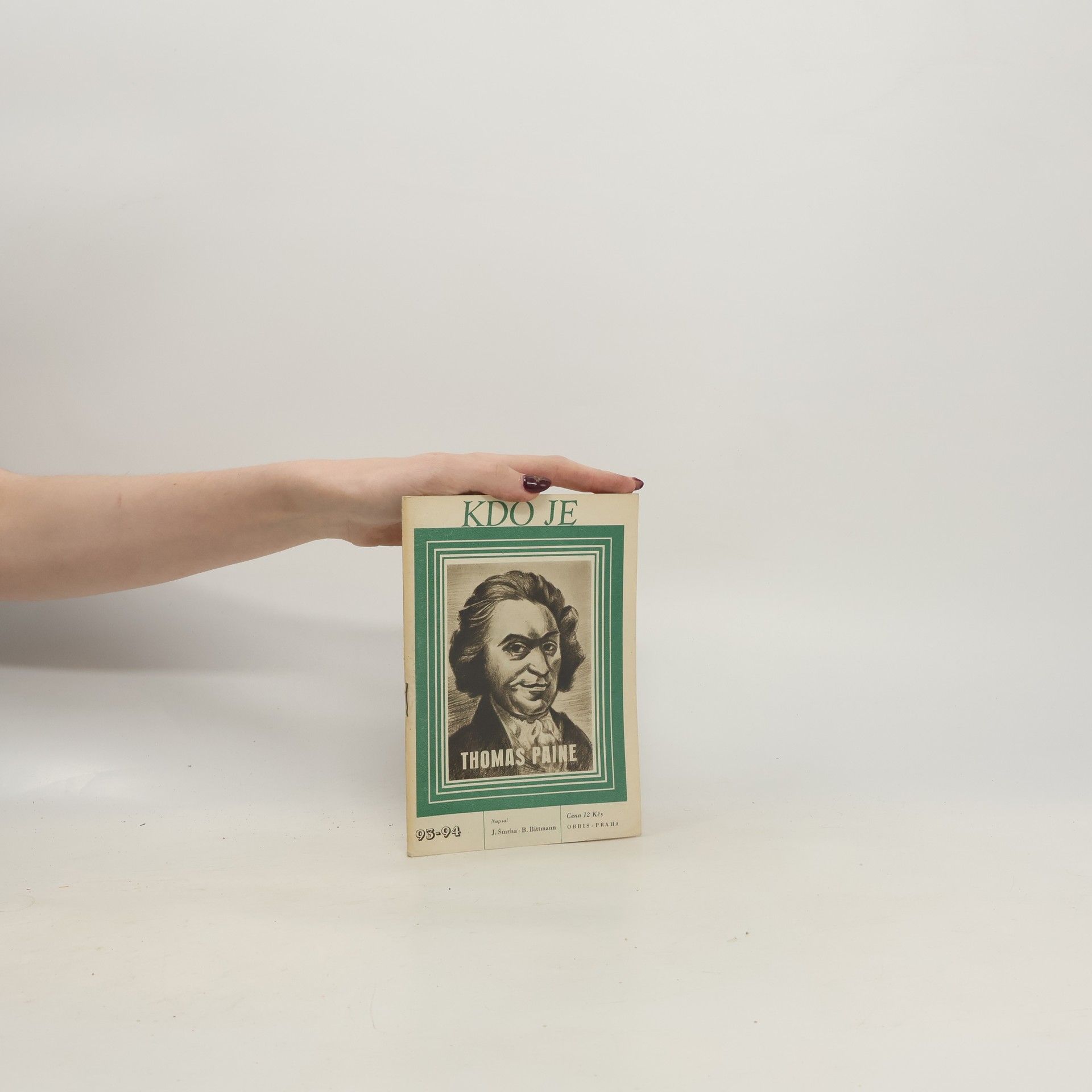 J. Šmrha Kdo je Thomas Paine