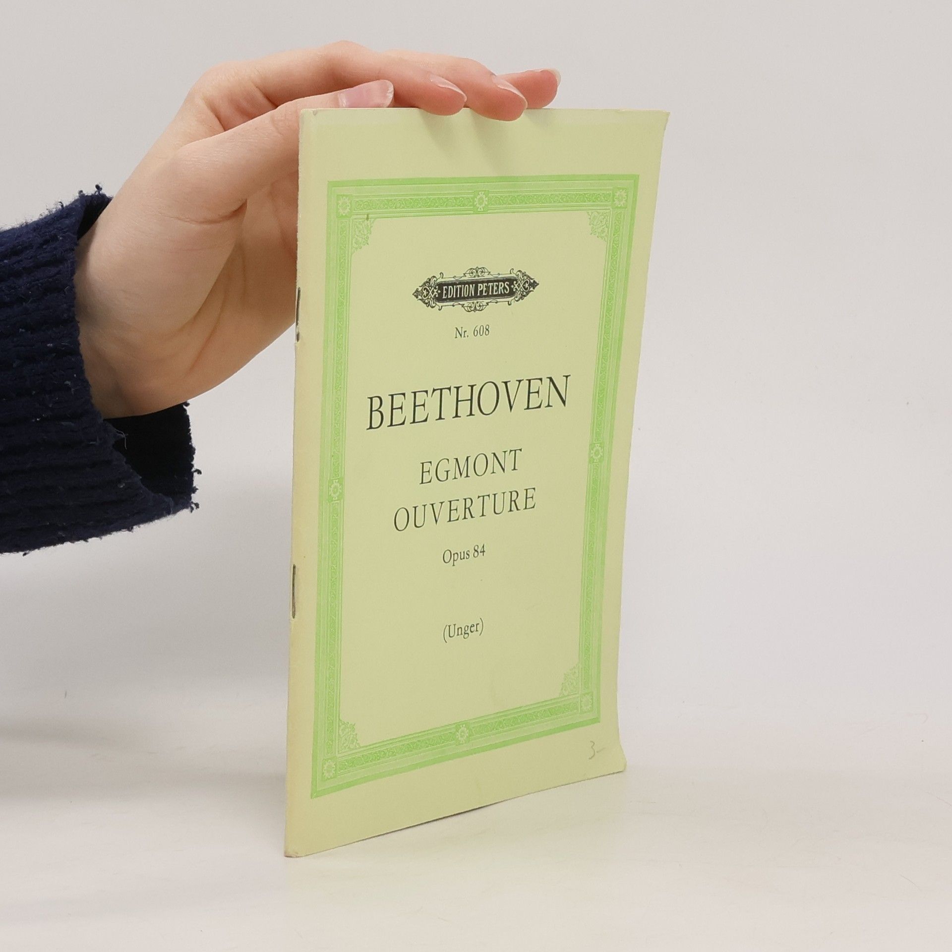 Johann Wolfgang von Goethe Beethoven. Egmont ouverture. Opus 84