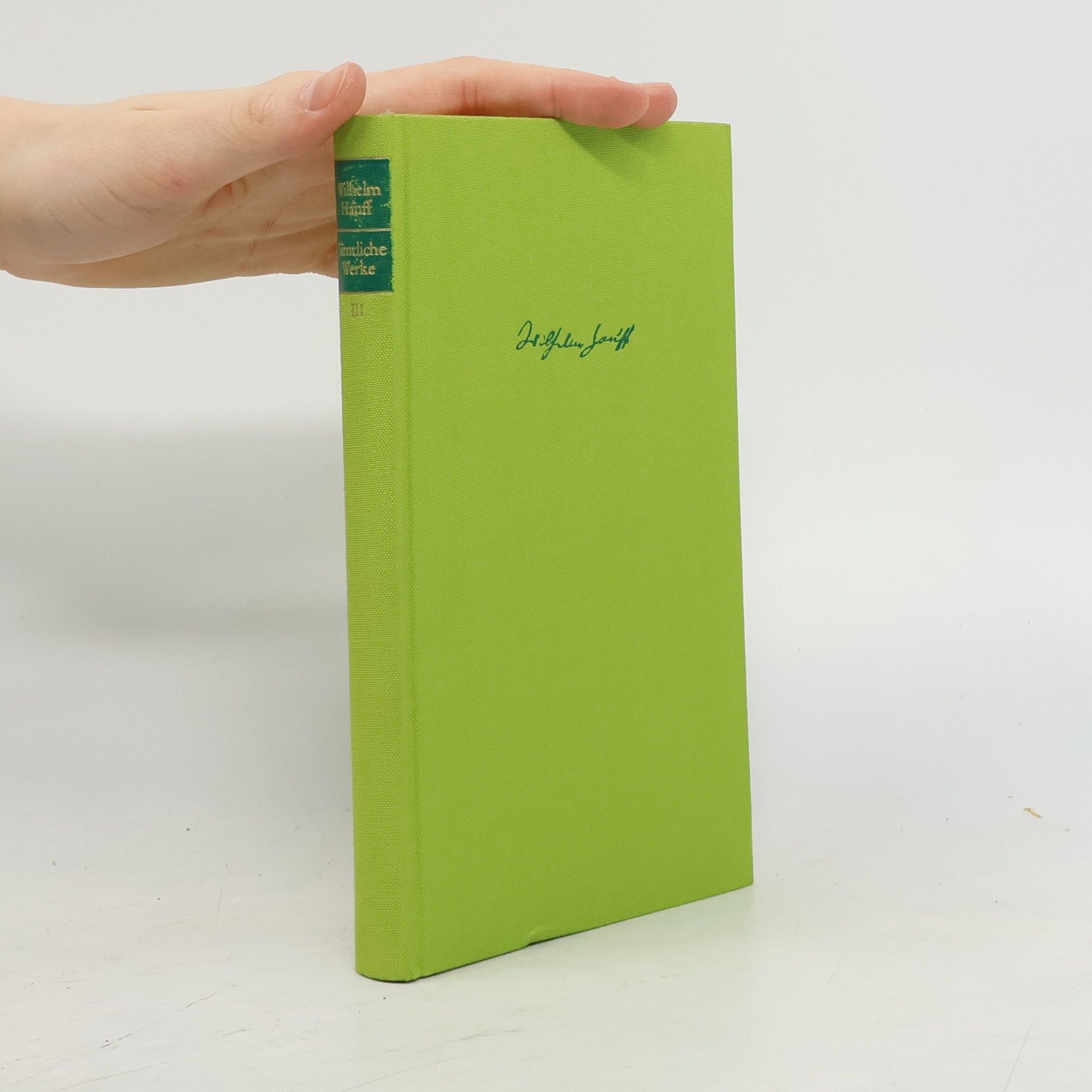 Wilhelm Hauff Sämtliche Werke III