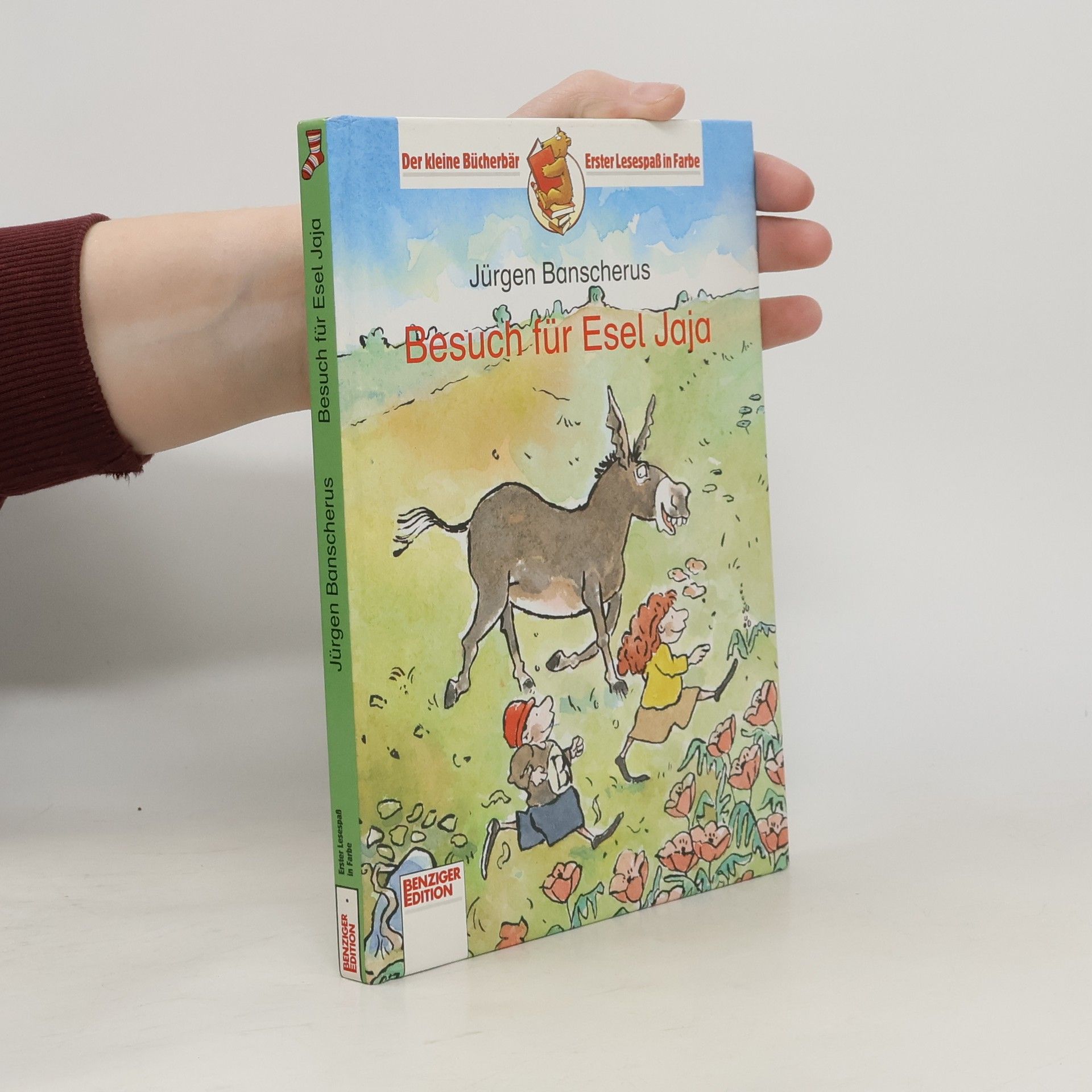 Jürgen Banscherus Besuch für Esel Jaja