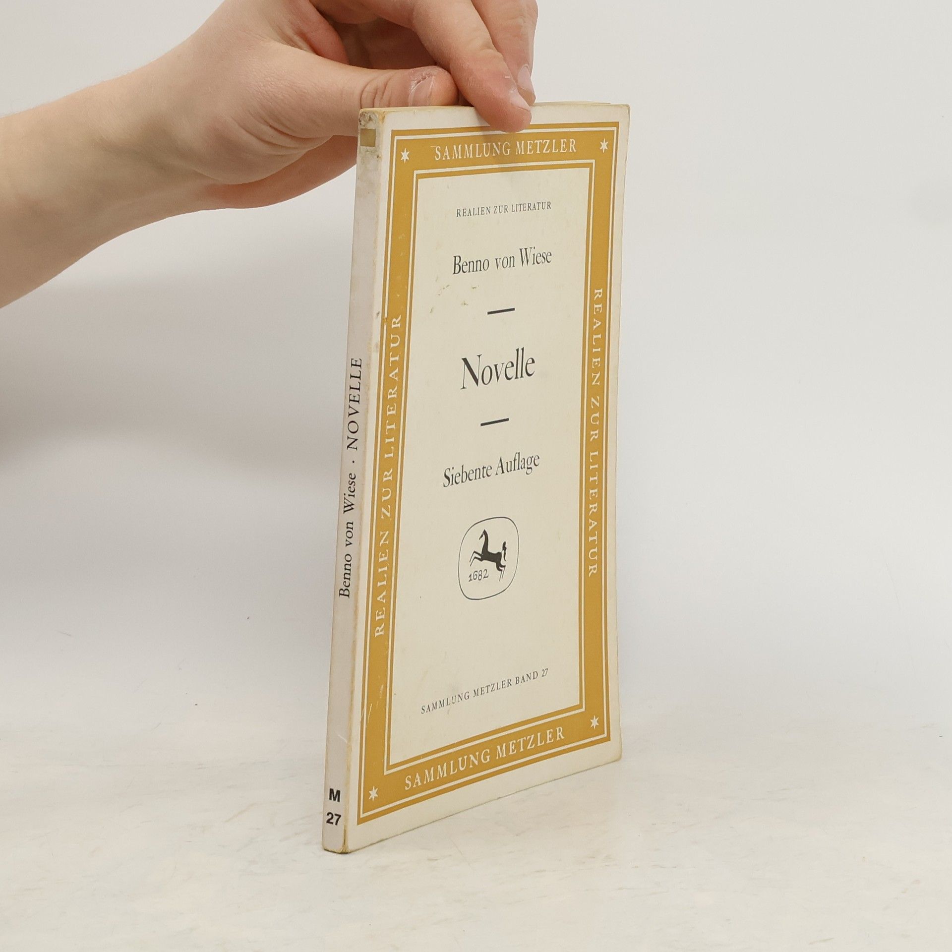 Benno von Wiese Novelle - Siebente Auflage