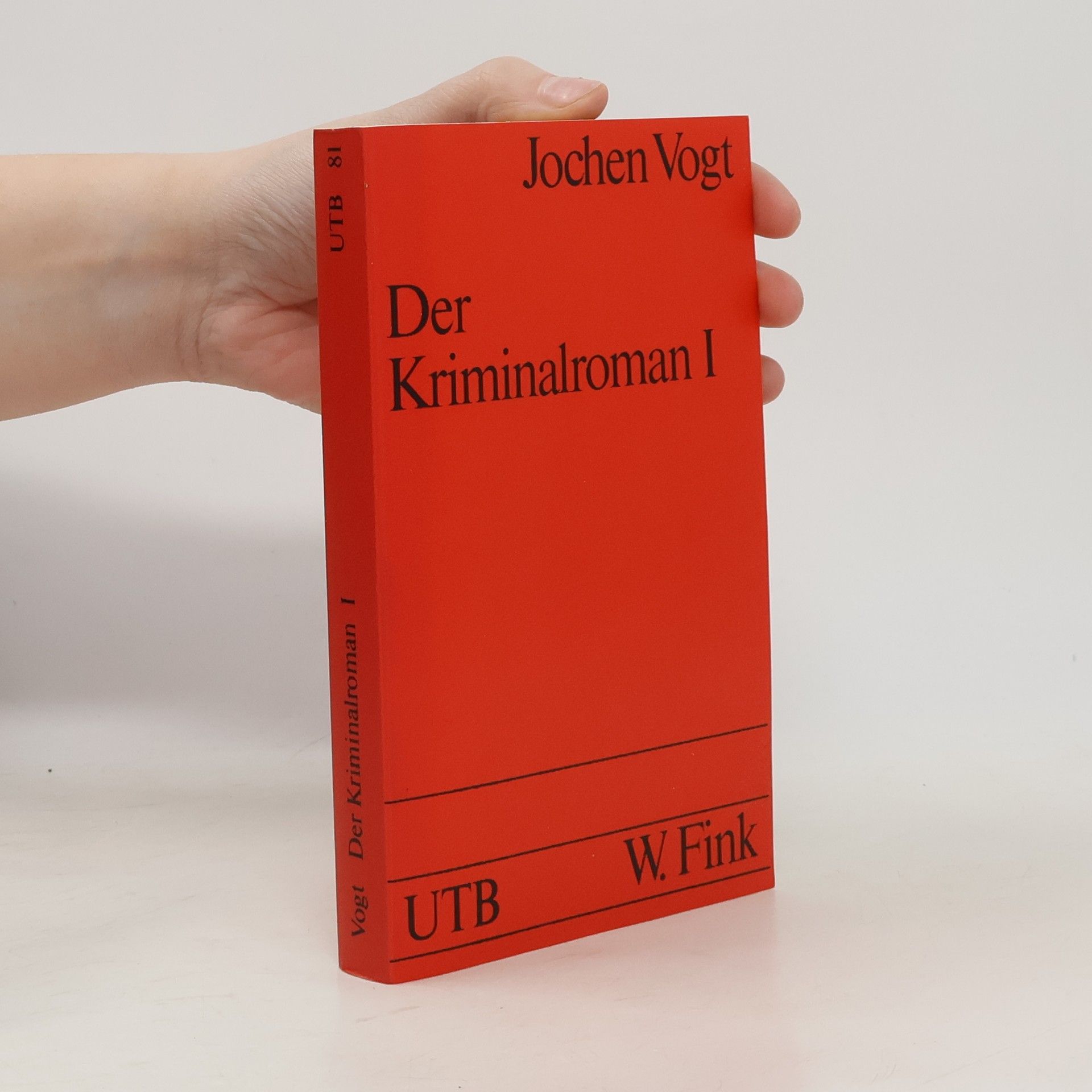 Der Kriminalroman I.