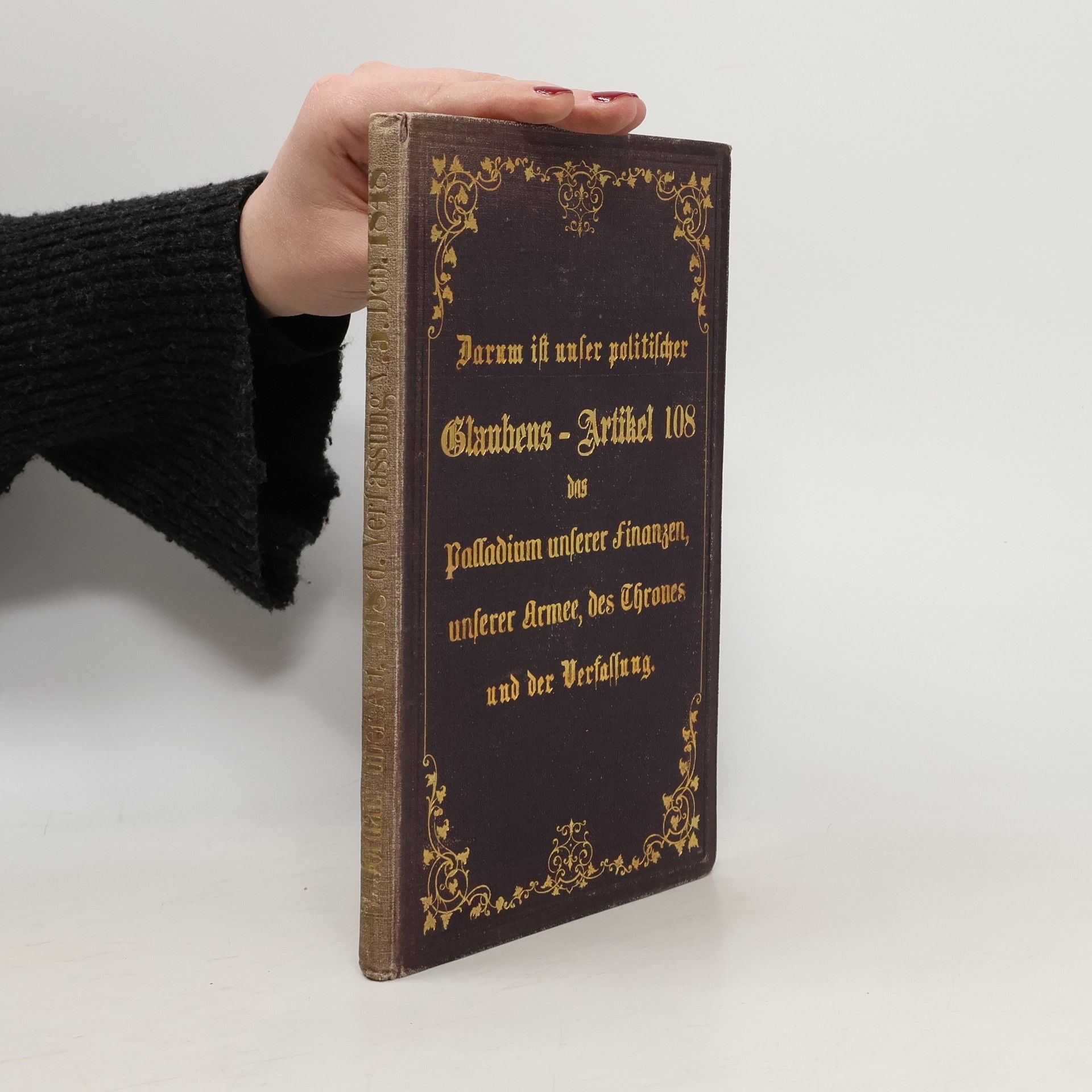 Ludwig Alexander von Jordan Vortrag über Artikel 108 der octroyirten Verfassung vom 5. December 1848