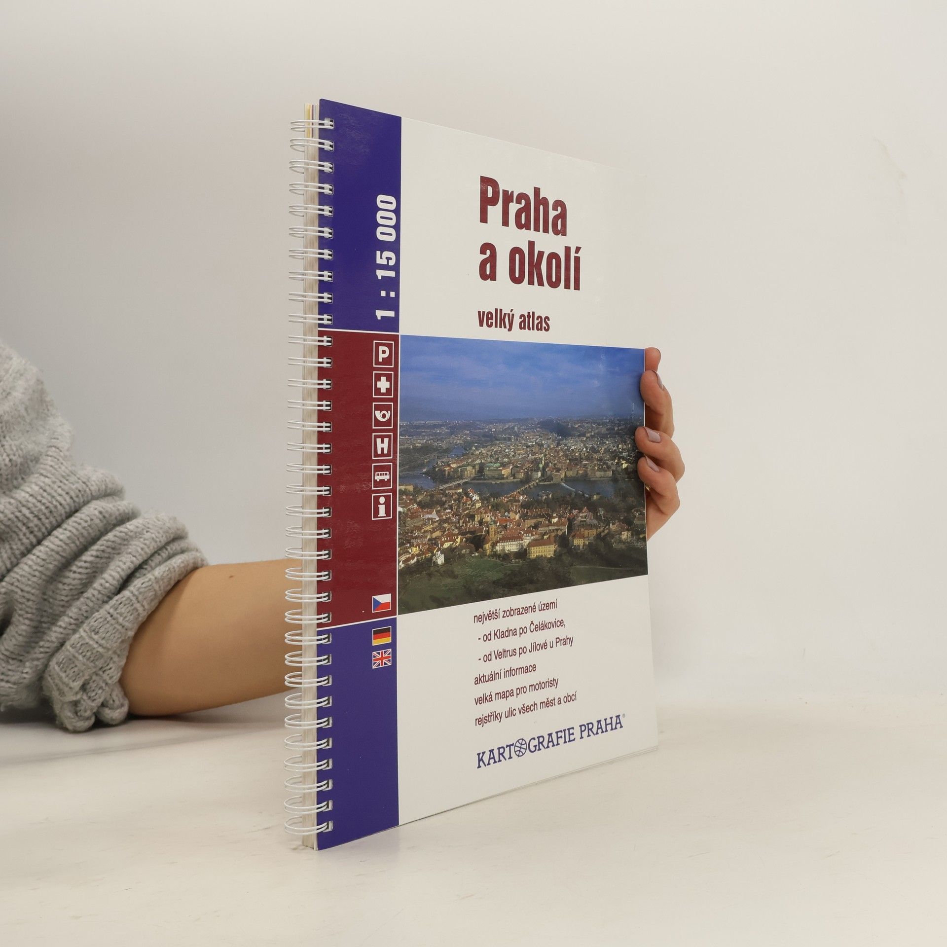 Various authors Praha a okolí, velký atlas 1: 15 000