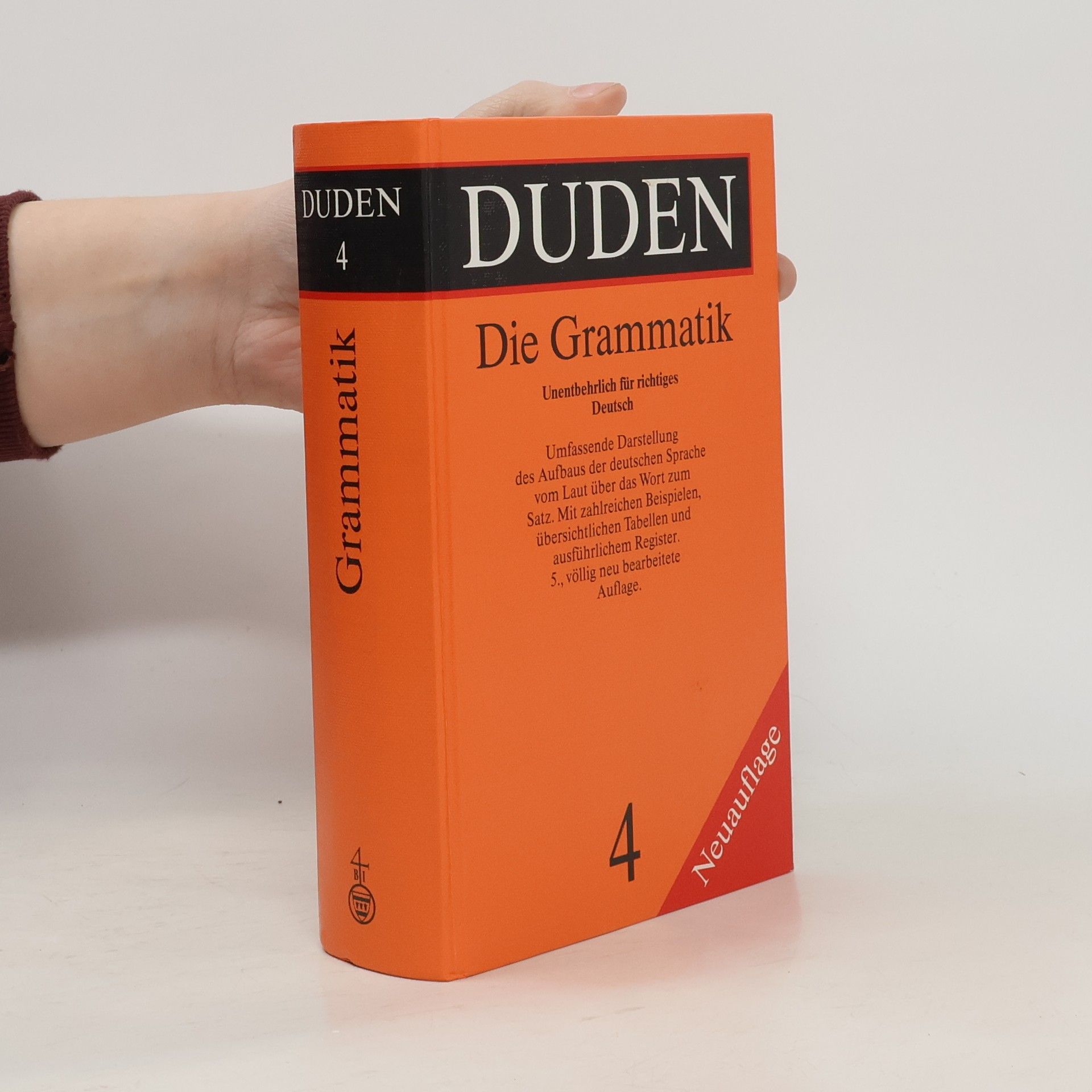 Peter Eisenberg Duden. Band 4, Grammatik der deutschen Gegenwartssprache