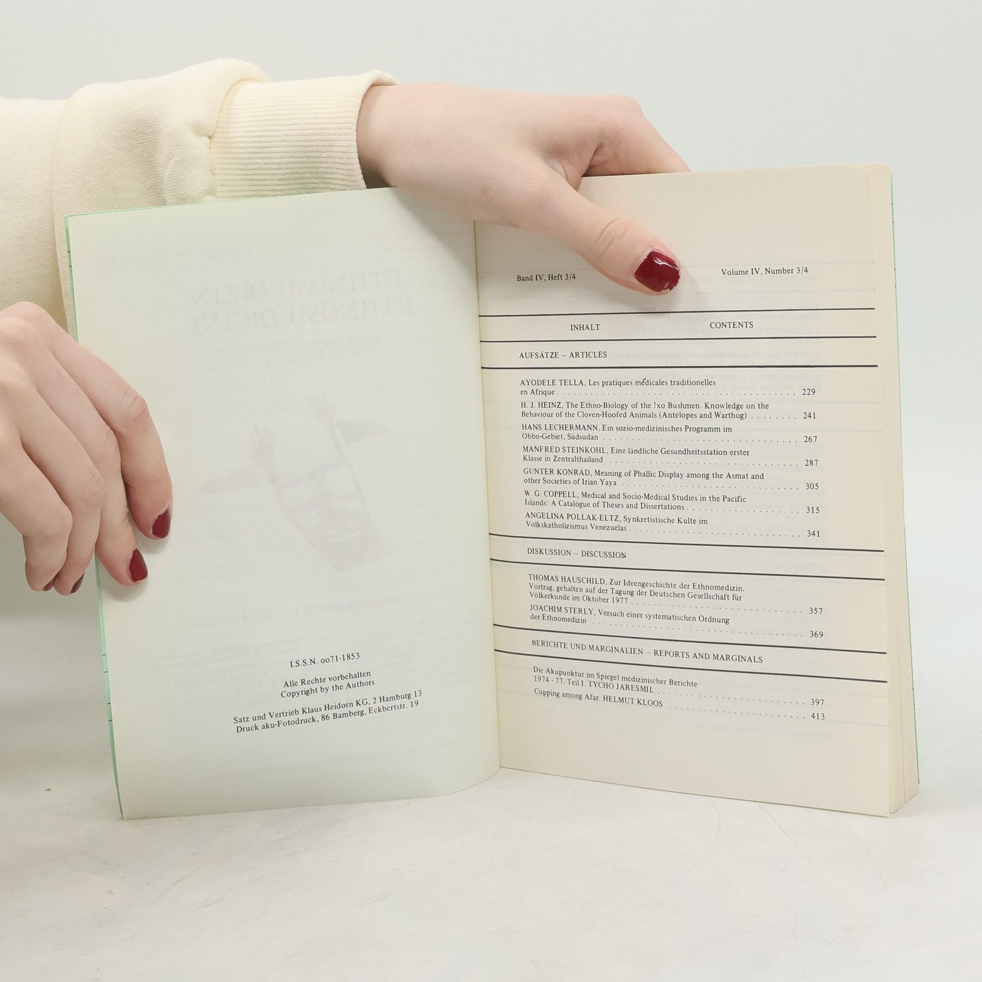 Autorenkollektiv Ethnomedizin Ethnomedicine, Zeitschrift für Interdisziplinare Forschung / Journal for Interdisciplinary Research