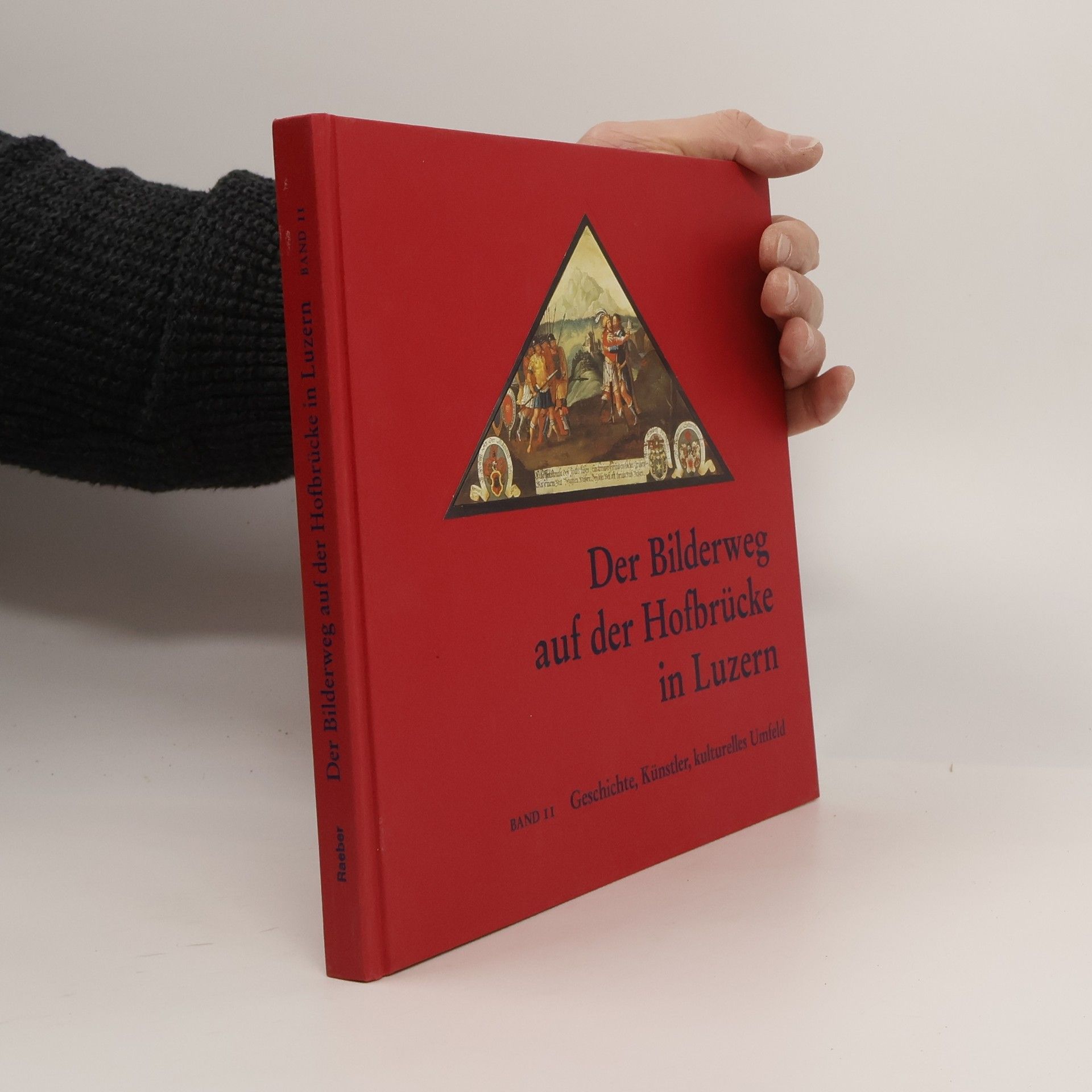 Der Bilderweg auf der Hofbrücke in Luzern