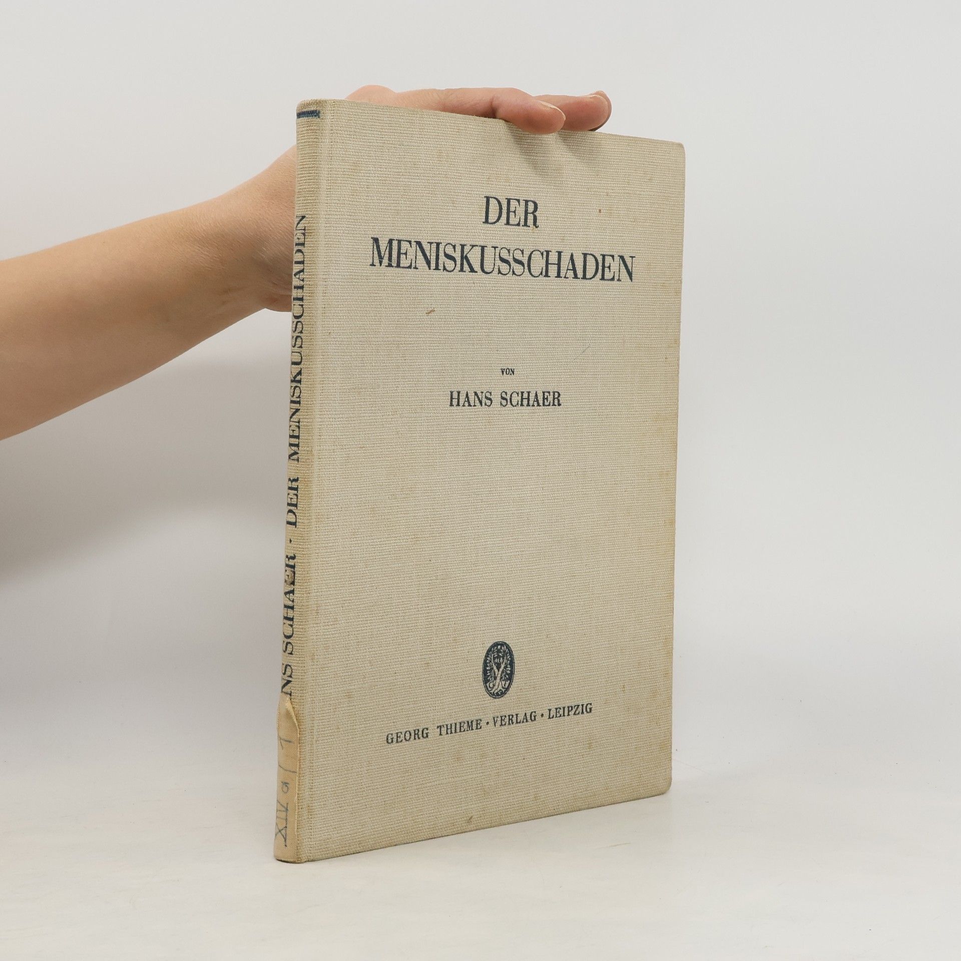 Hans Schaer Der Meniskusschaden