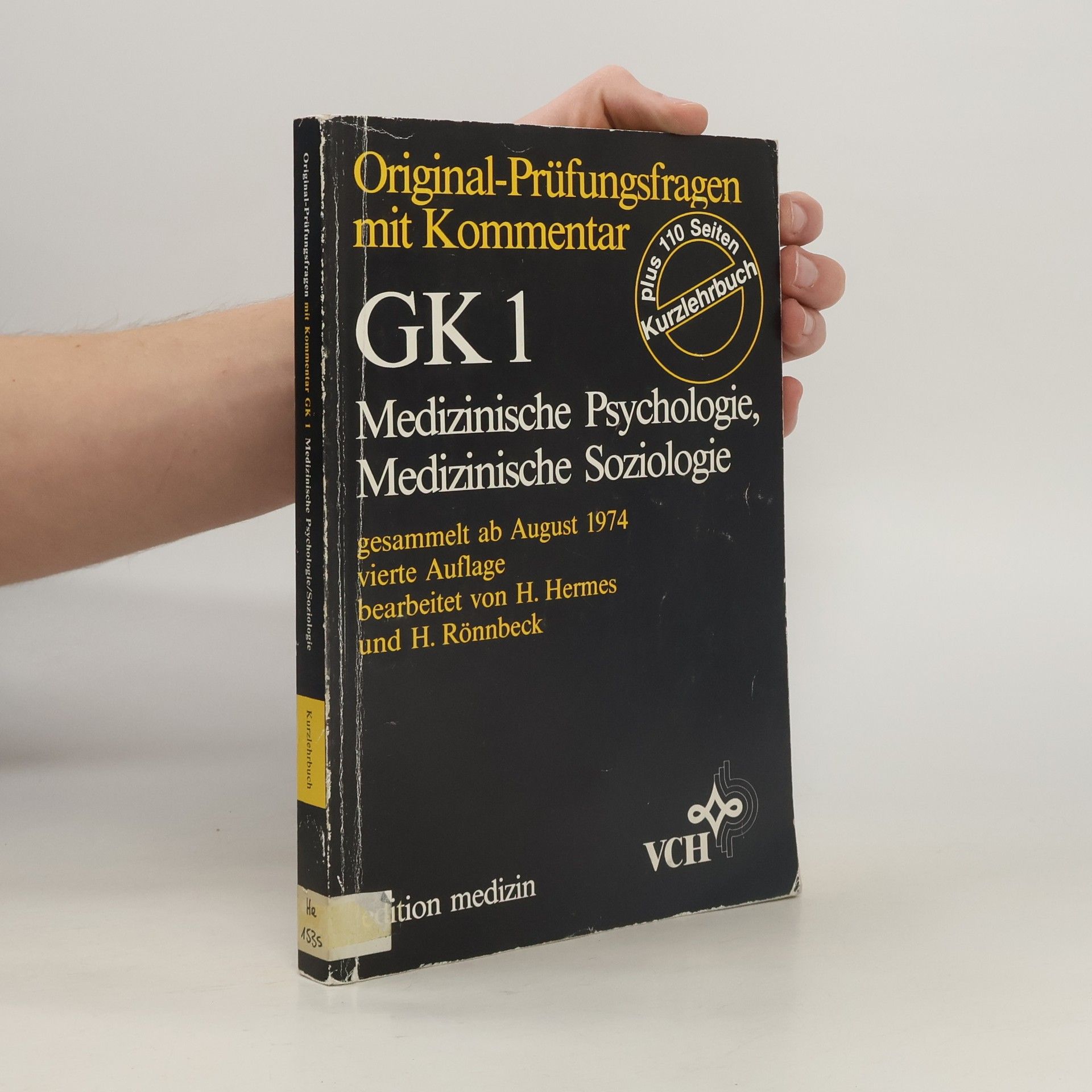 Harald Hermes Medizinische Psychologie, medizinische Soziologie