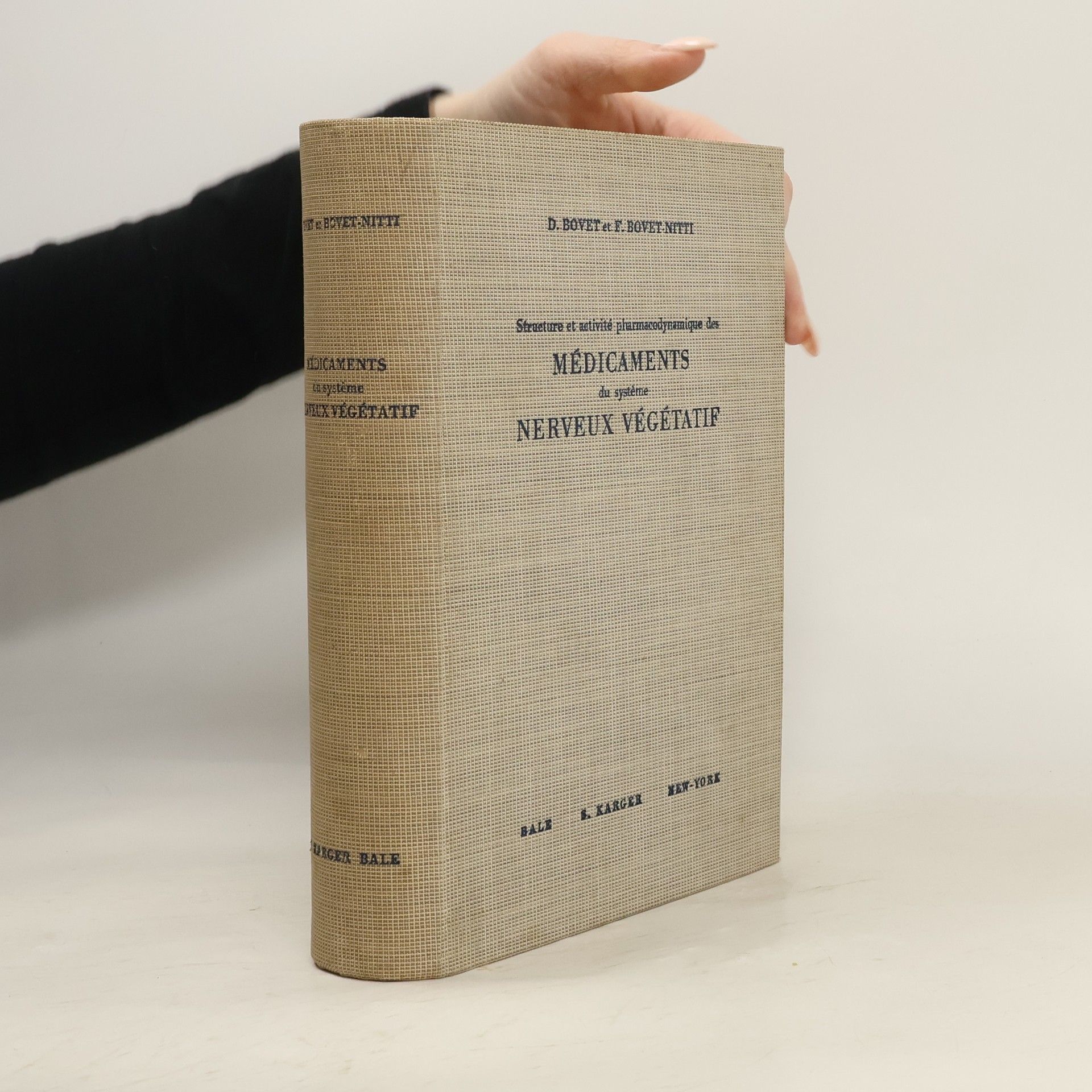 F. Bovet-Nitti Structure et Activité Pharmacodynamique des Médicaments du Système Nerveux Végétatif