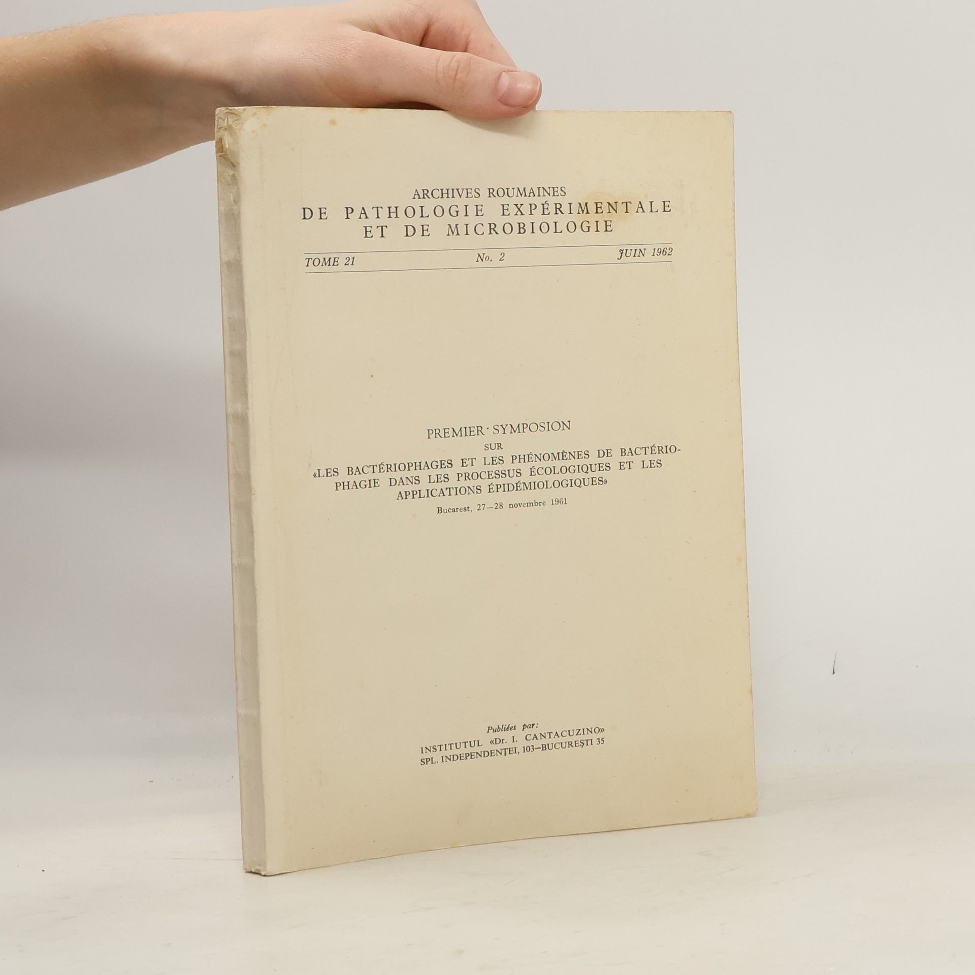 Autorenkollektiv Archives Roumaines de Pathologie Expérimentale et de Microbiologie