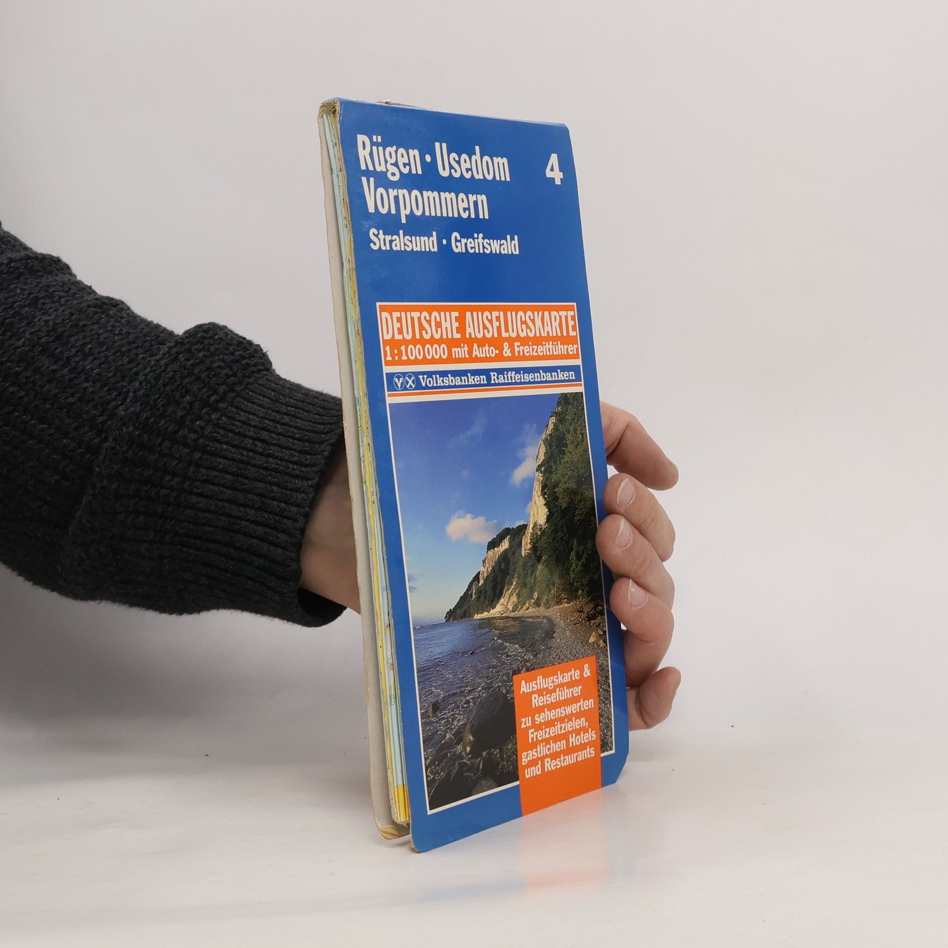 Auteurscollectief Rügen, Usedom, Vorpommern 1 : 100 000. Deutsche Ausflugskarte. Blatt 4. Stralsund, Greifswald.