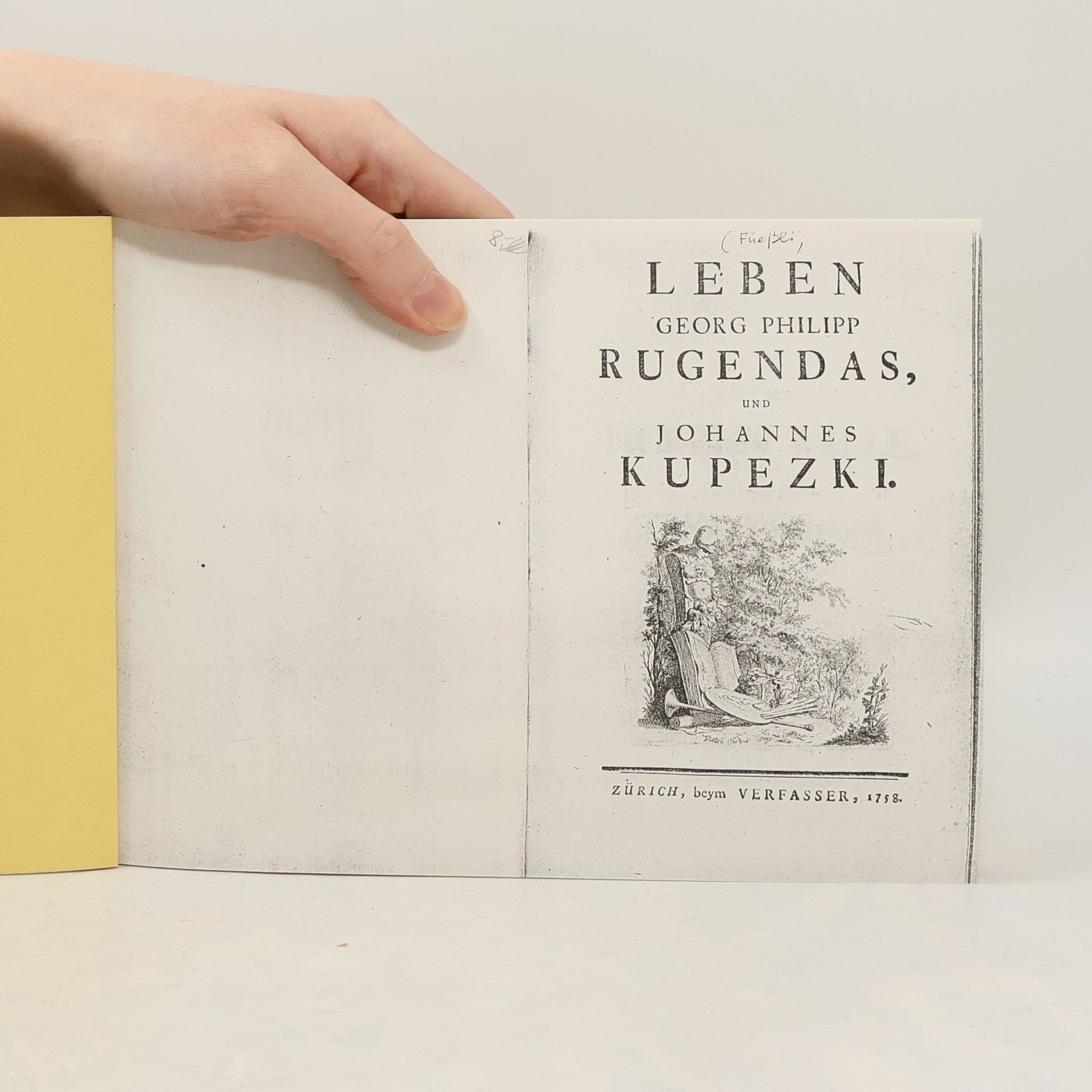 Johann Kaspar Füssli Leben Georg Philipp Rugendas, und Johannes Kupezki