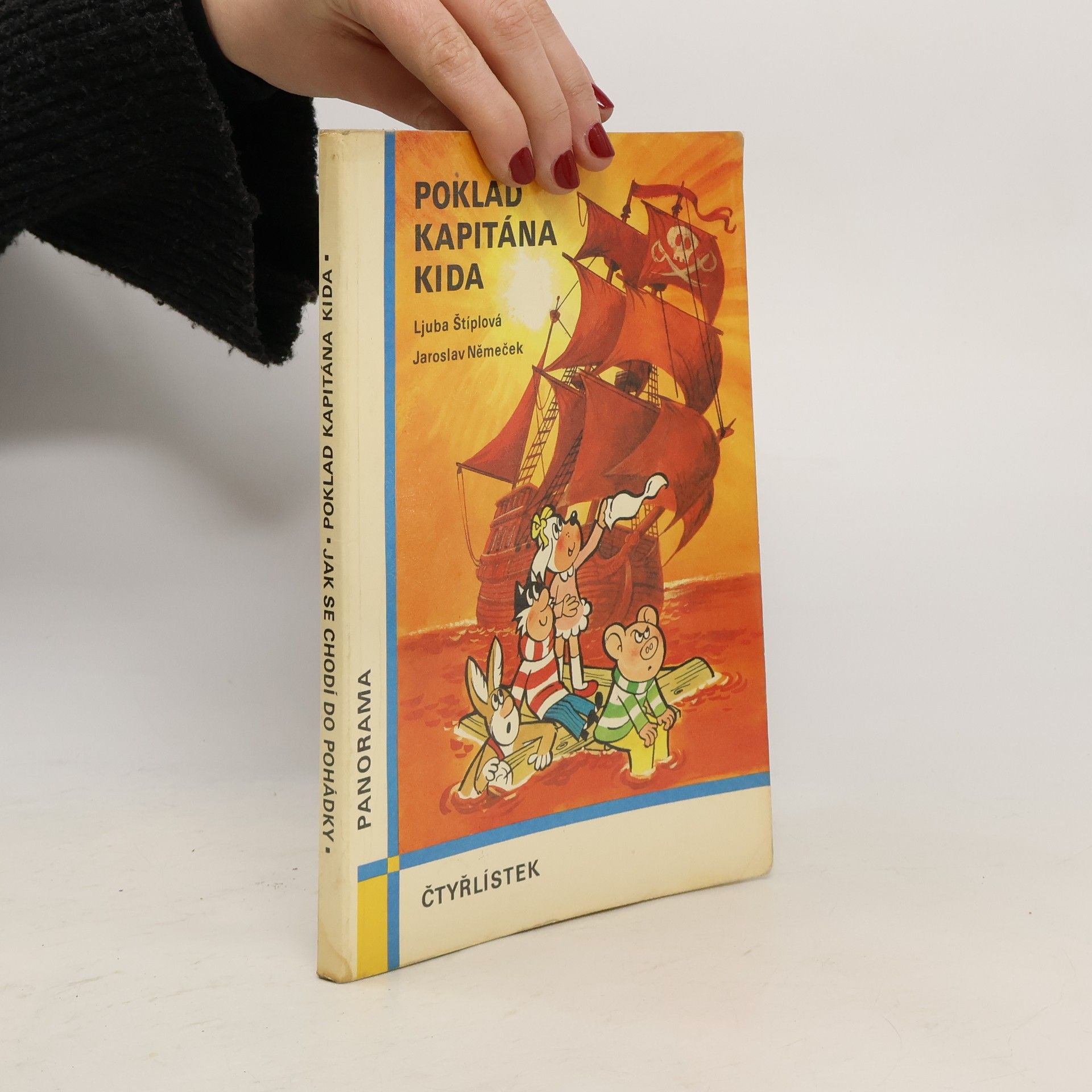 Jaroslav Němeček Čtyřlístek. Poklad kapitána Kida. Jak se chodí do pohádky