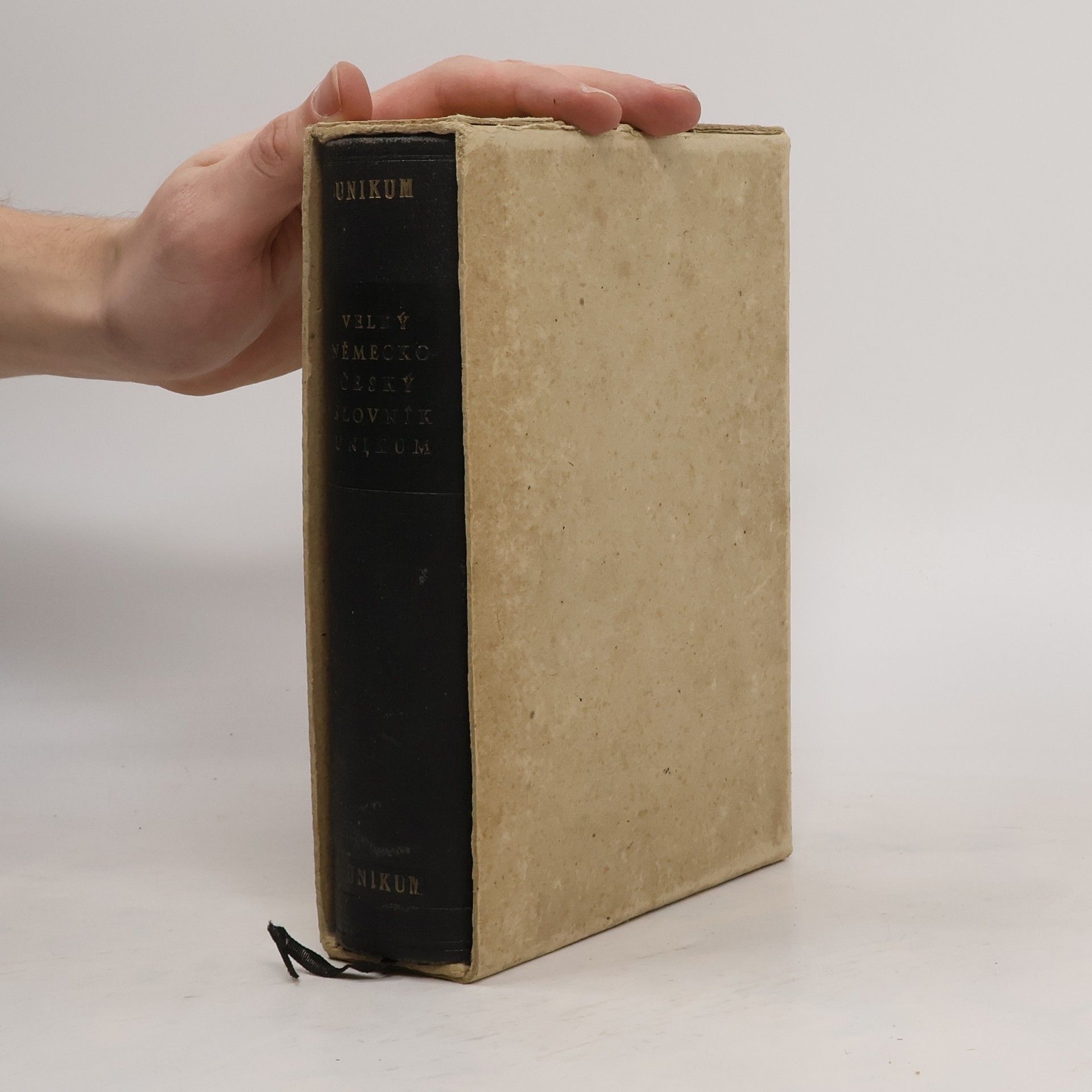 Karel Kumprecht Velký německo-český slovník unikum