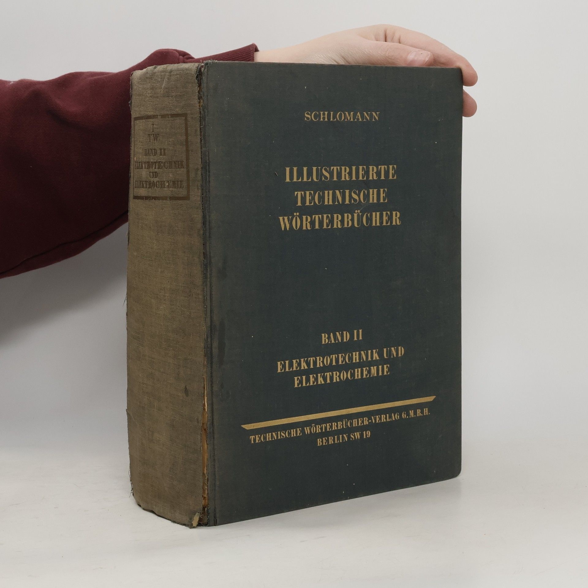 Alfred Schlomann Illustrierte technische Wörterbücher II