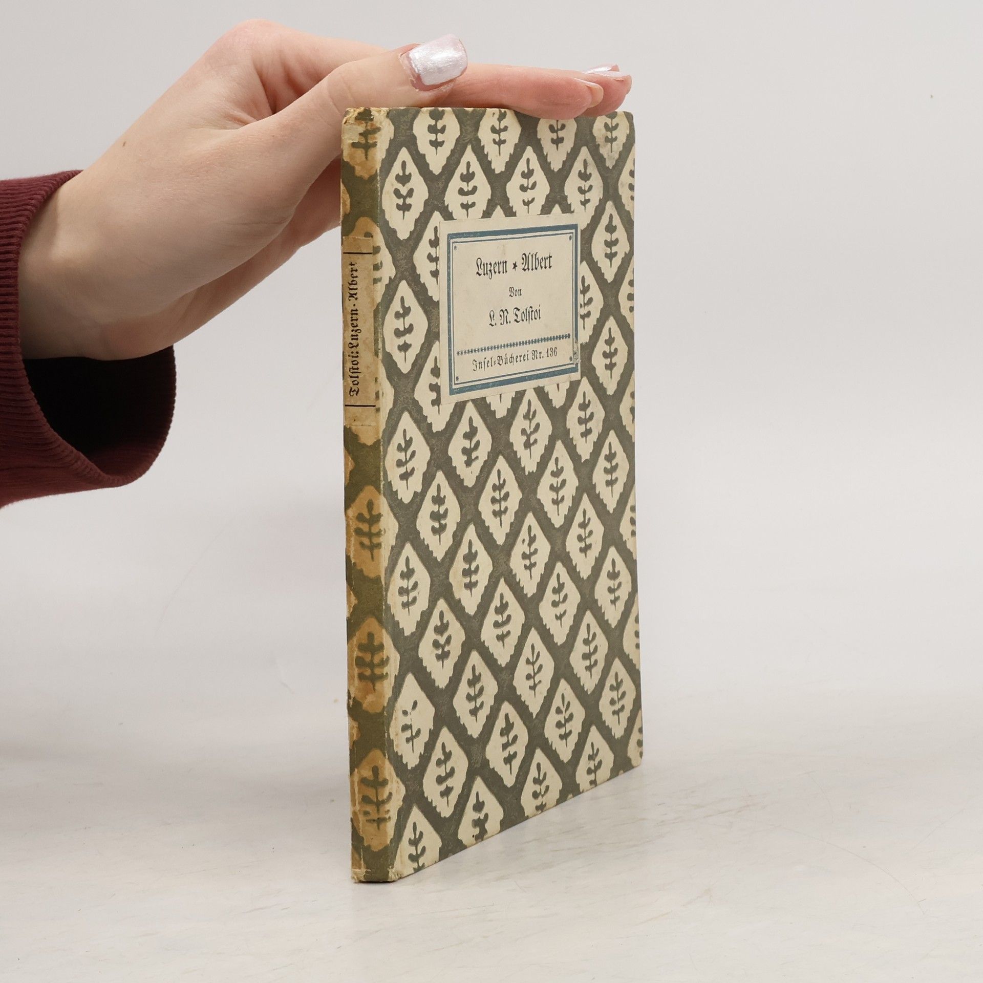 Lew Nikolajewitsch Tolstoi Luzern. Albert