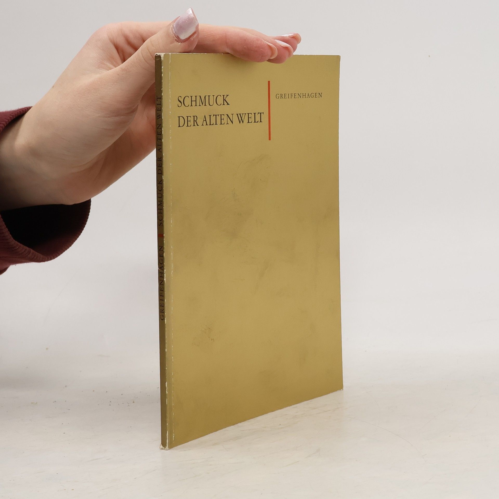 Adolf Greifenhagen Schmuck. Der alten Welt