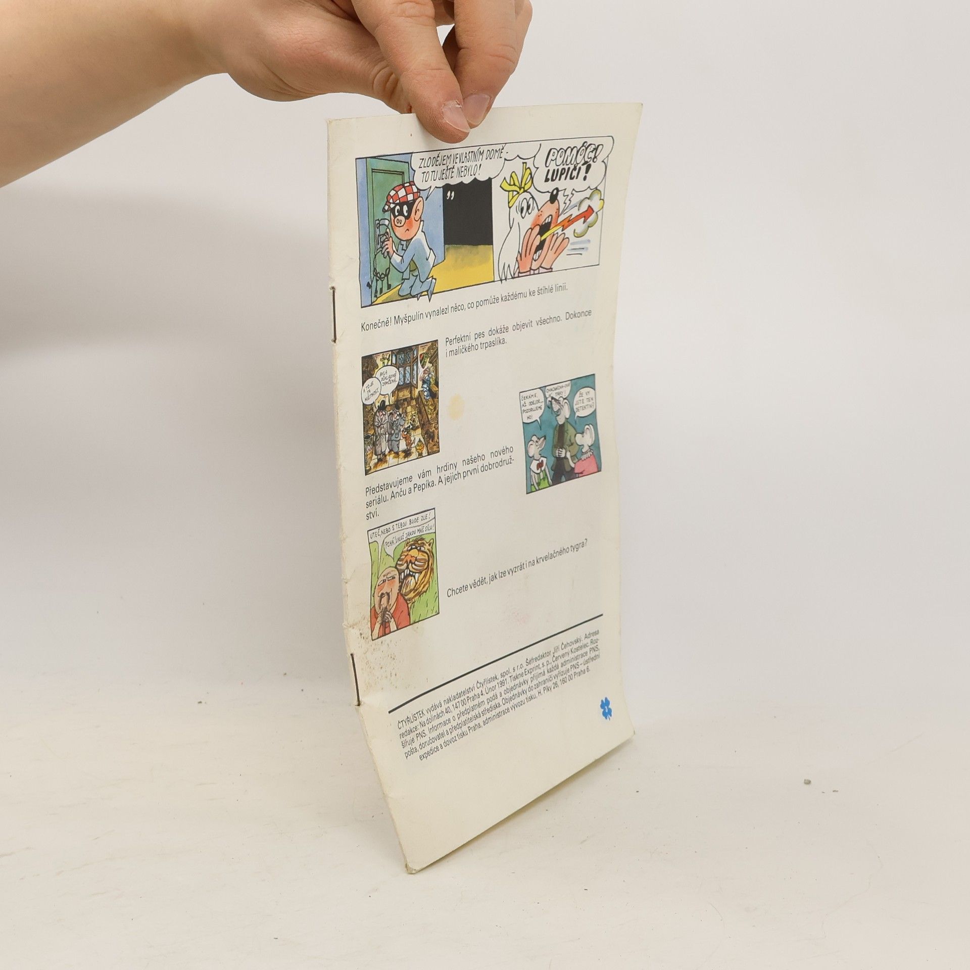 Jaroslav Němeček Čtyřlístek 180. 2/1991