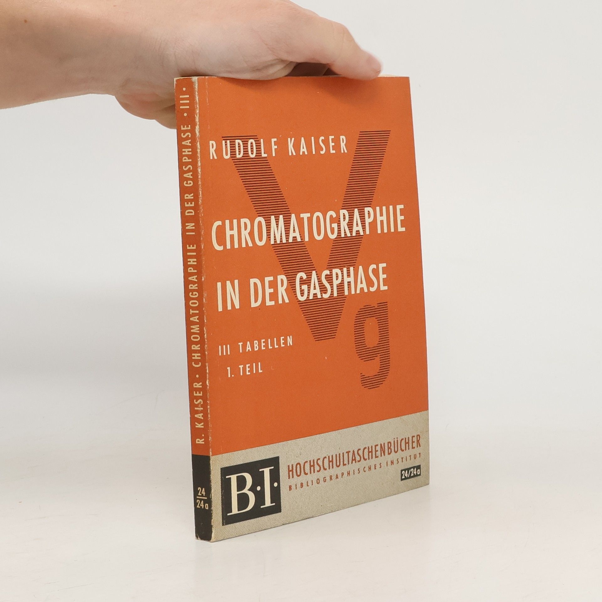 Chromatographie in der Gasphase III, 1. Teil