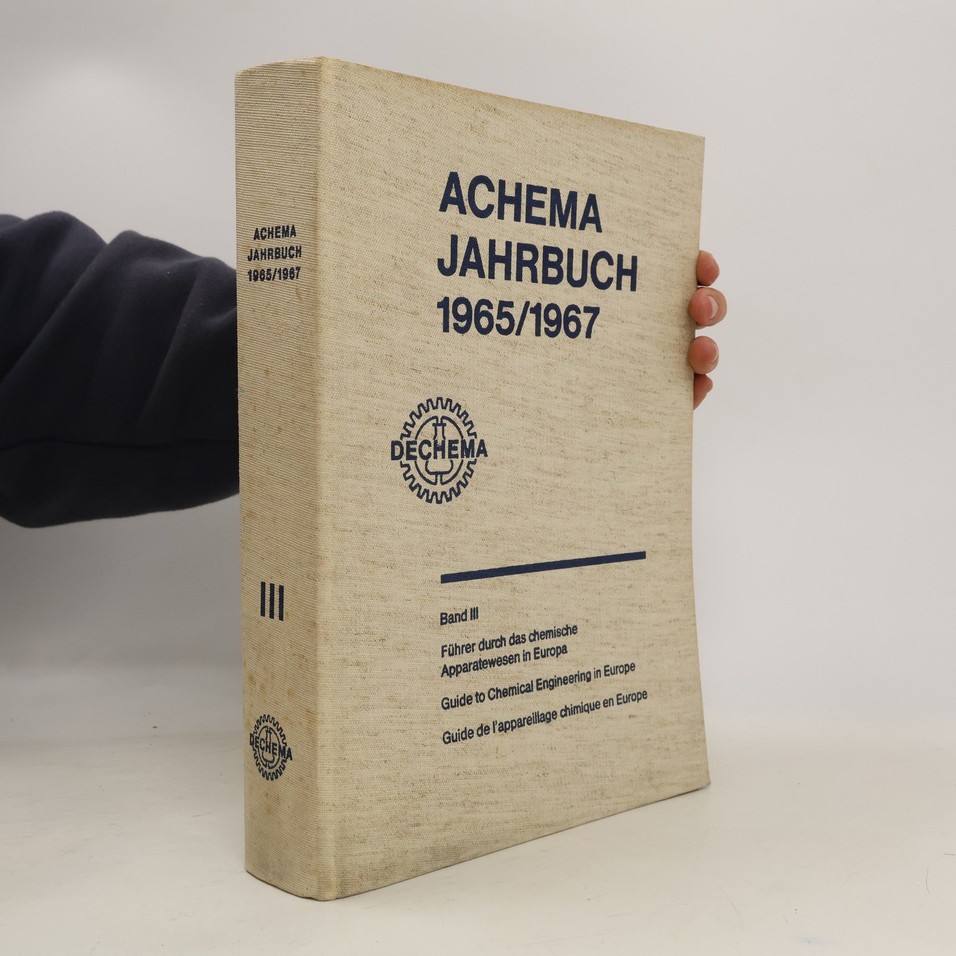 Collectif d'auteurs Achema Jahrbuch 1965/1967 III