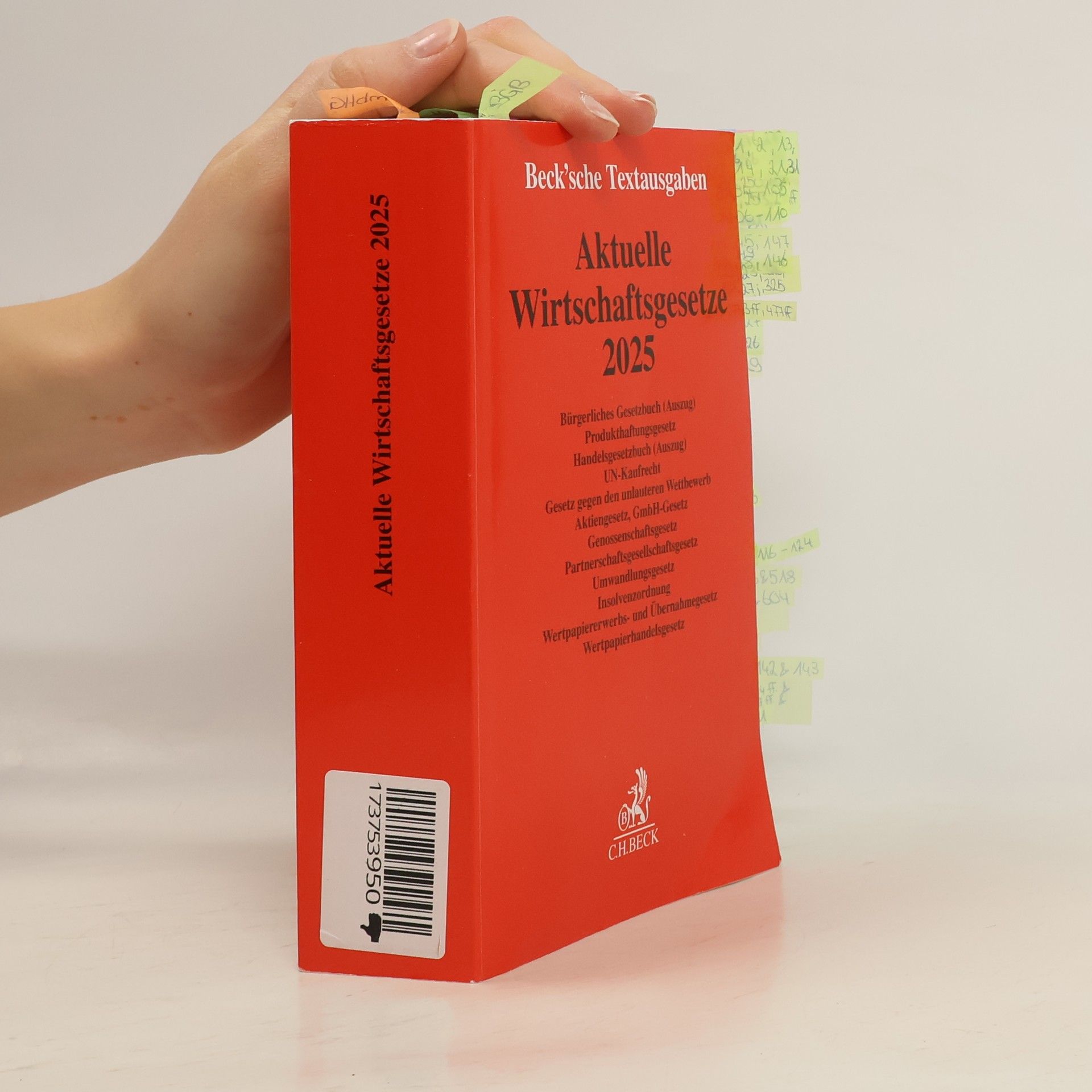 Autorenkollektiv Beck'sche Textausgaben: Aktuelle Wirtschaftsgesetze 2025