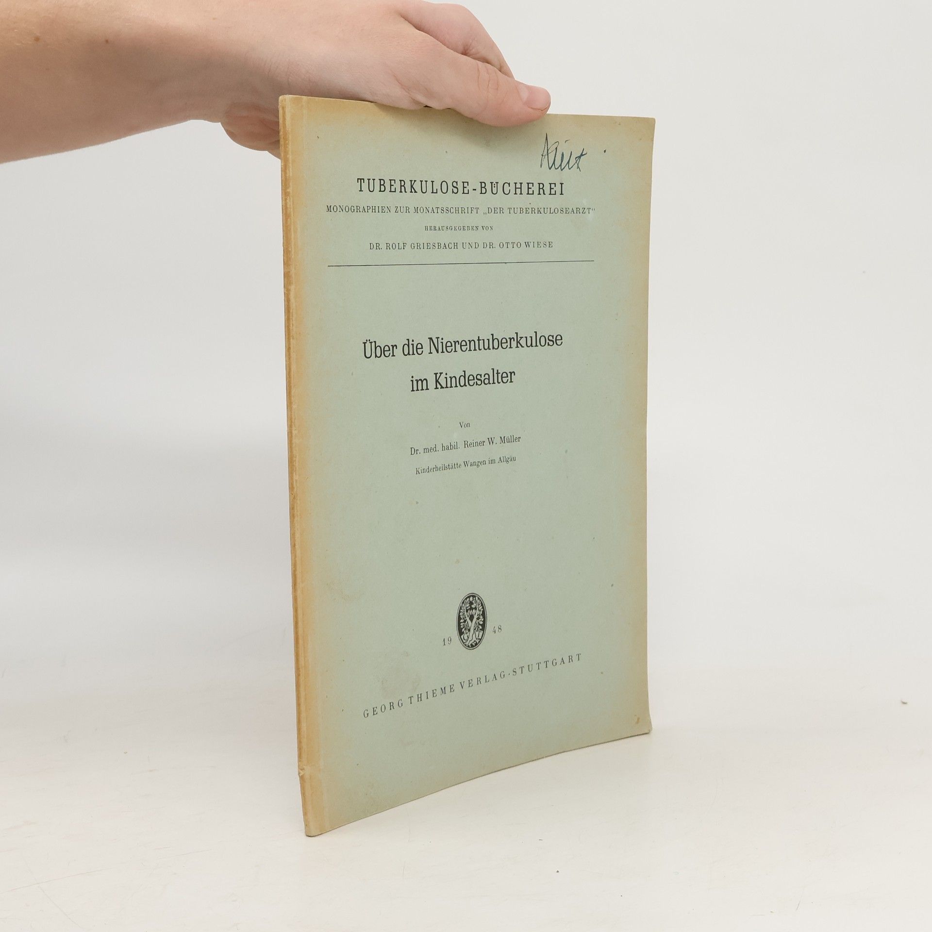 Reiner W. Müller Über die Nierentuberkulose im Kindesalter