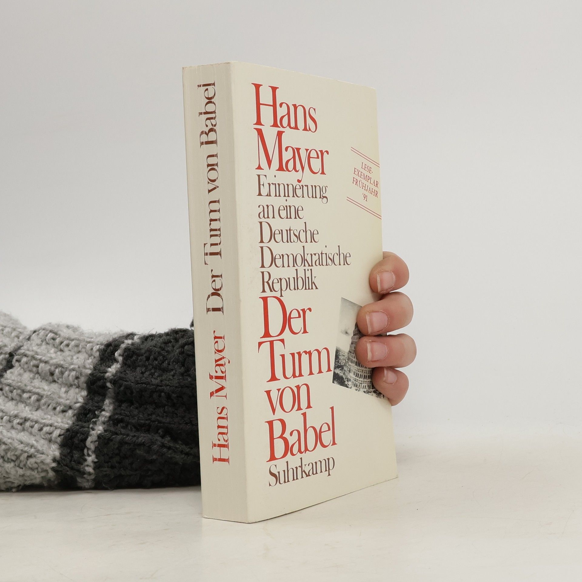 Hans Mayer Der Turm von Babel