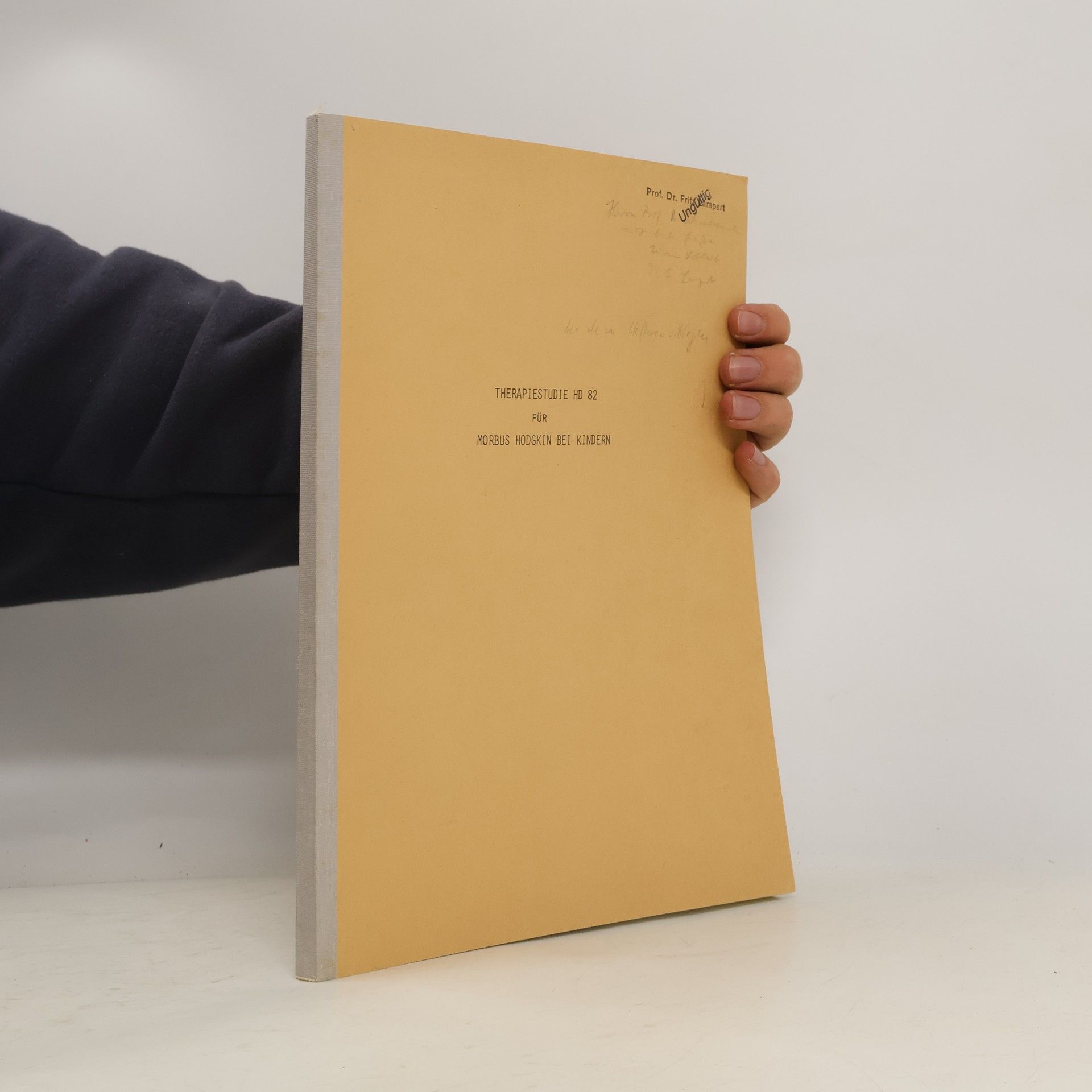 Autorenkollektiv Therapiestudie HD 82 für morbus hodgkin bei kindern